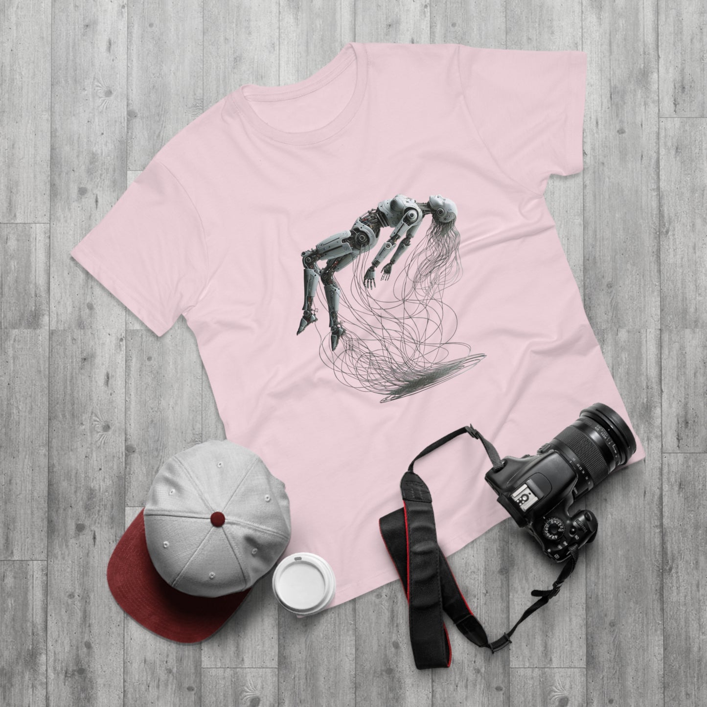 Futuristic Graphic Tee, Cool Unisex T-Shirt for Tech Enthusiasts, Gift for Birthdays, Casual Wear, Unique Art Shirt