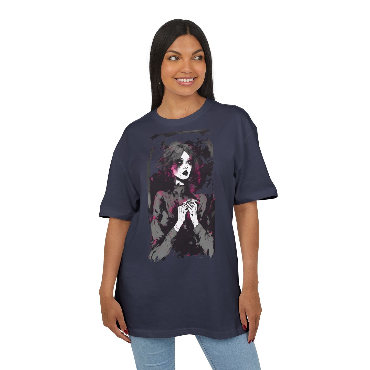 Artistic Oversize Tee | Unisex Tee with Unique Design, Casual Wear, Graphic Shirt, Gift for Art Lovers, Statement T-Shirt