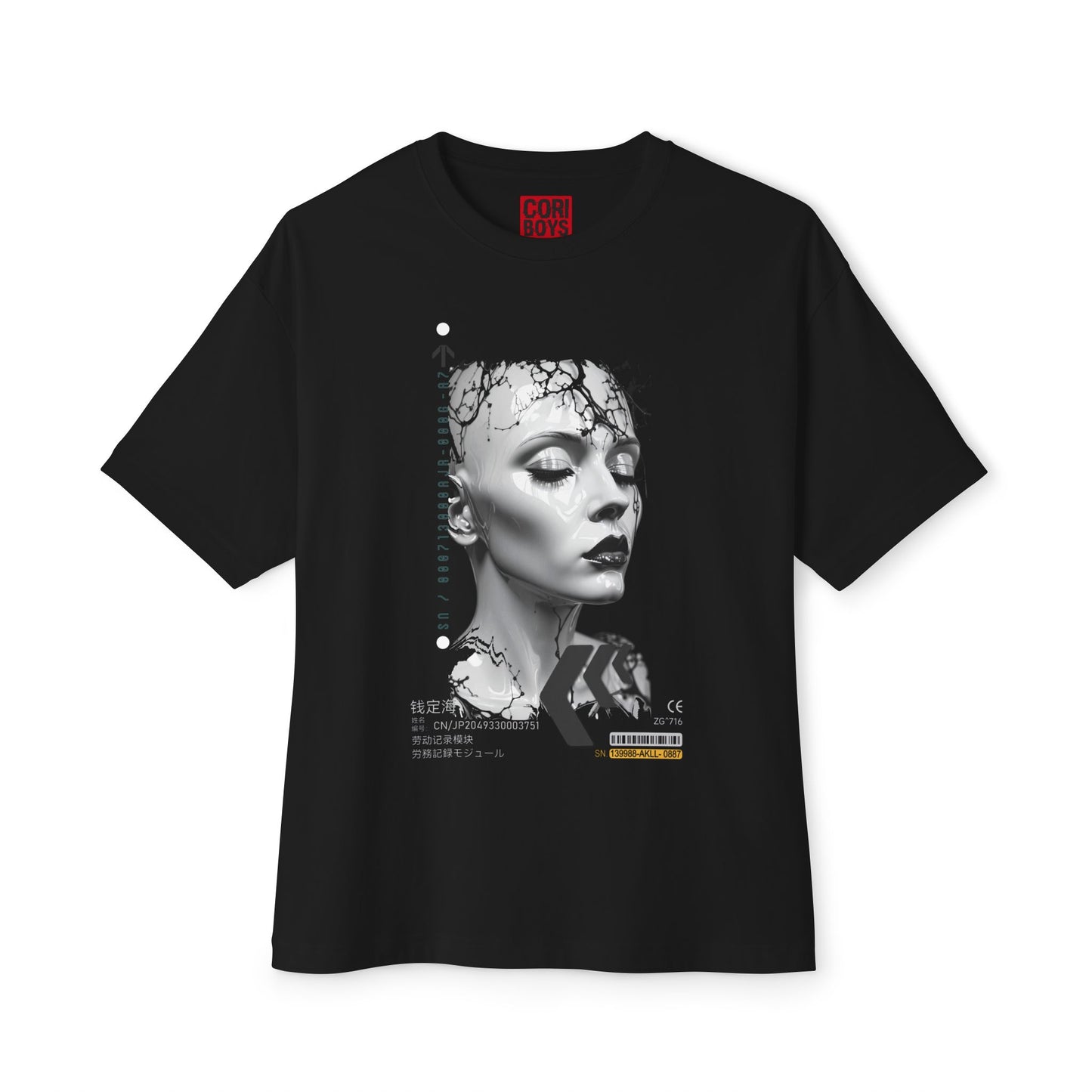 Chic Graphic Tee, Unisex Streetwear, Trendy Oversized Shirt, Modern Art T-Shirt, Casual Wear for Everyday Style