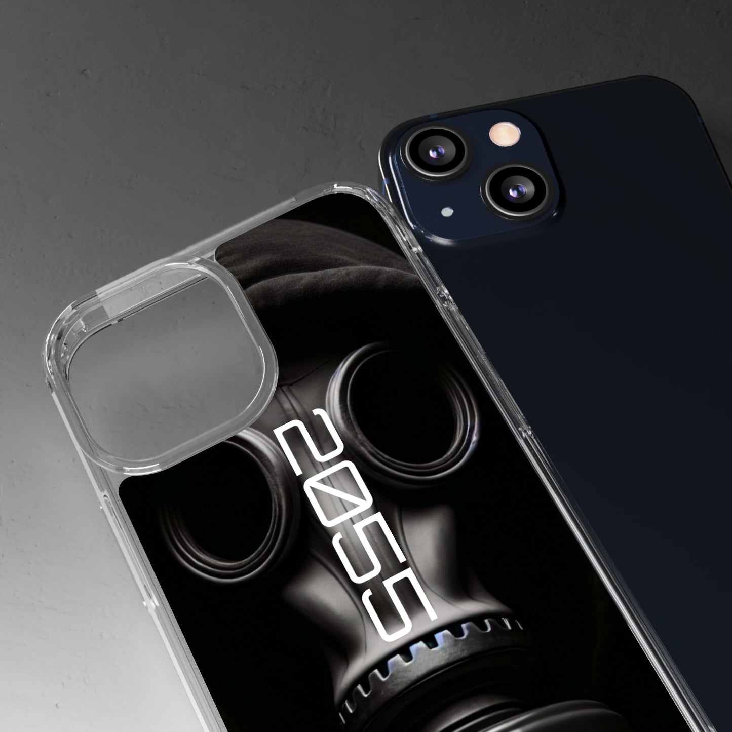 Phone Case Dystopian Gas Mask Design