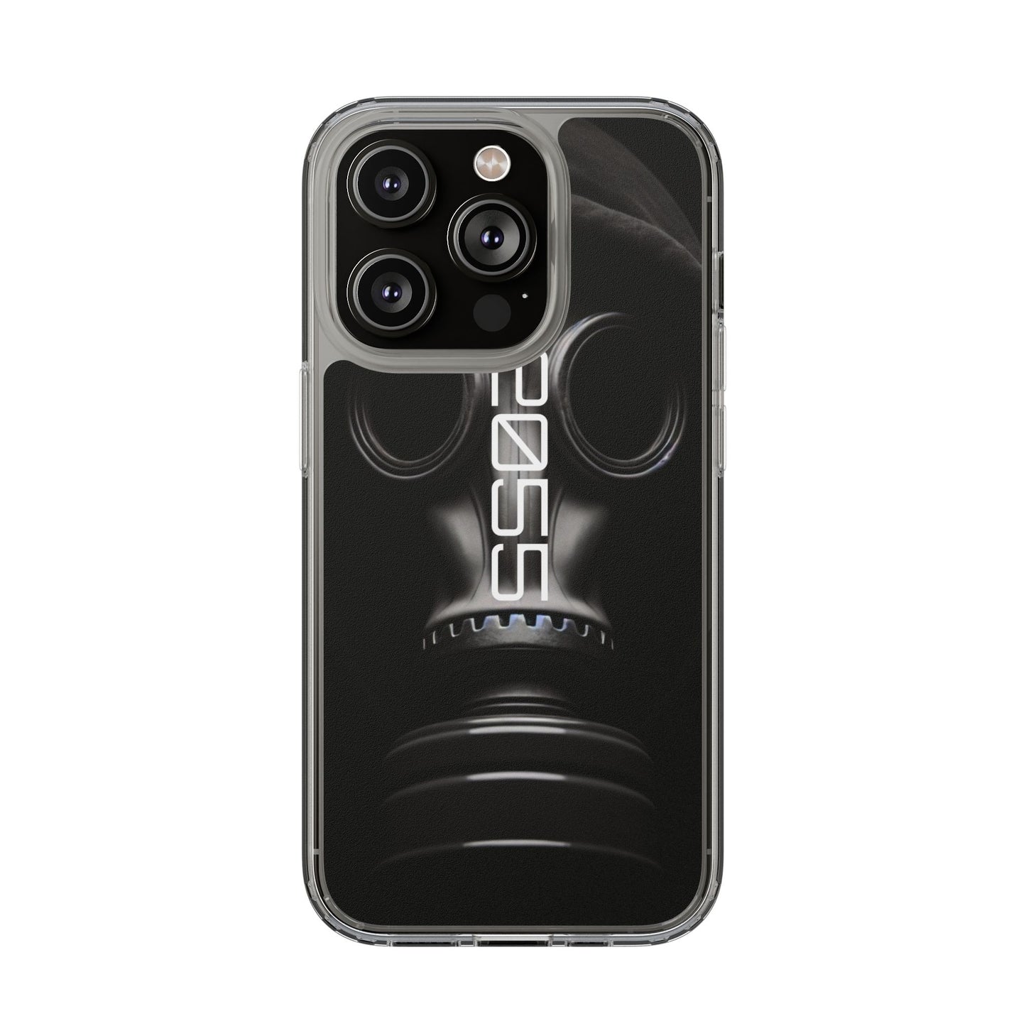 Phone Case Dystopian Gas Mask Design