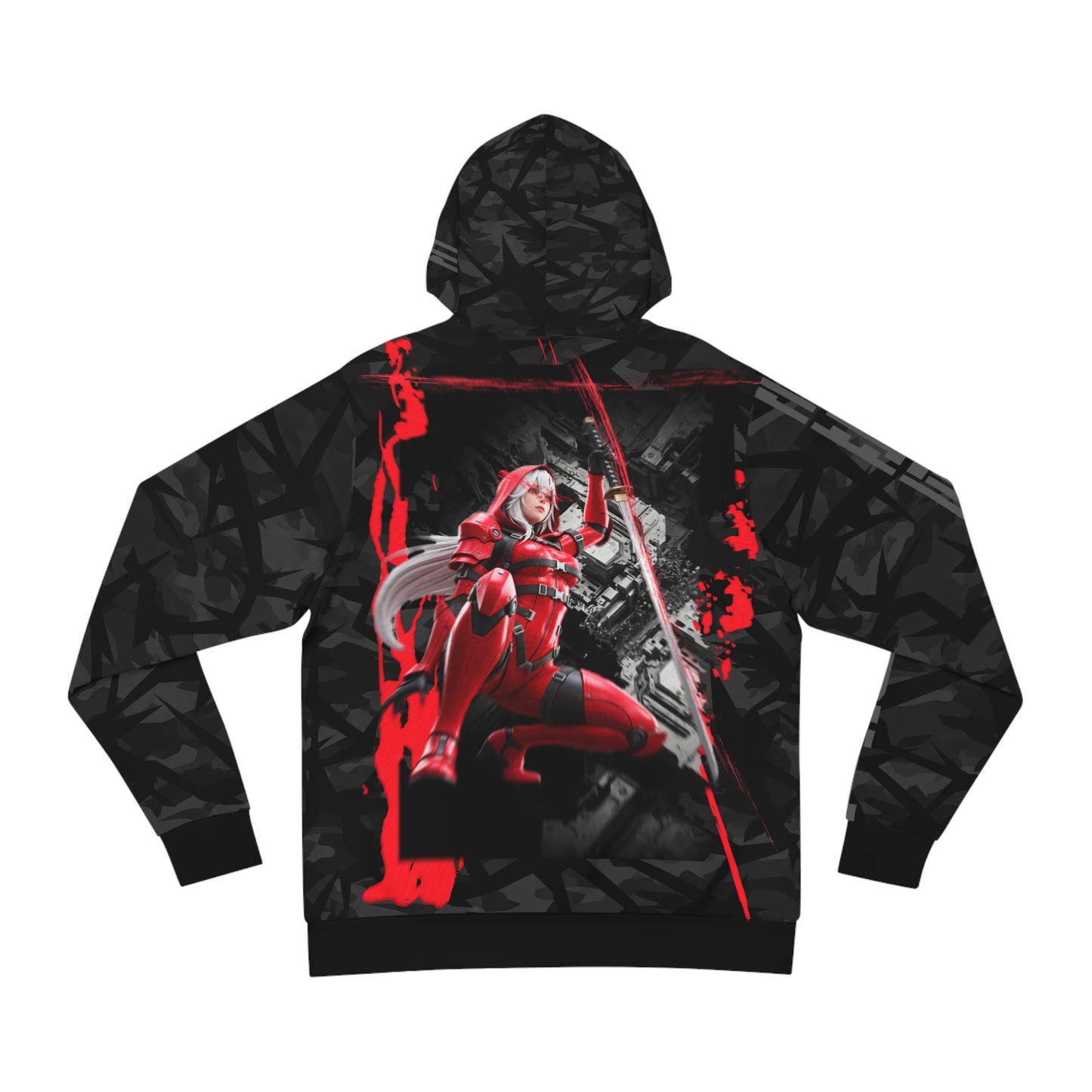Stylish Graphic Hoodie - Unique All-Over Print, Trendy Fashion, Cosplay Apparel, Gift for Gamers, Casual Streetwear
