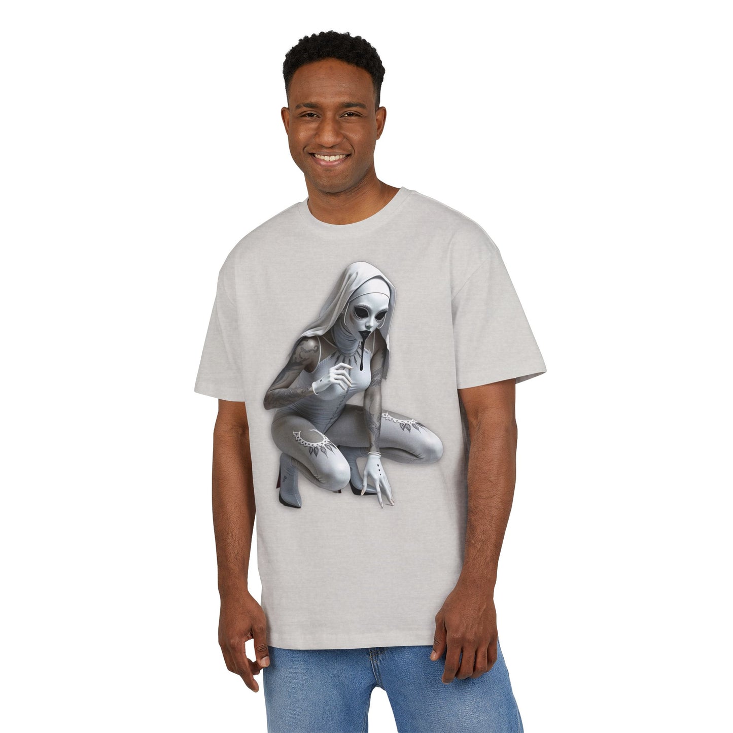 Horror Unisex Heavy Oversize Tee - Casual Streetwear