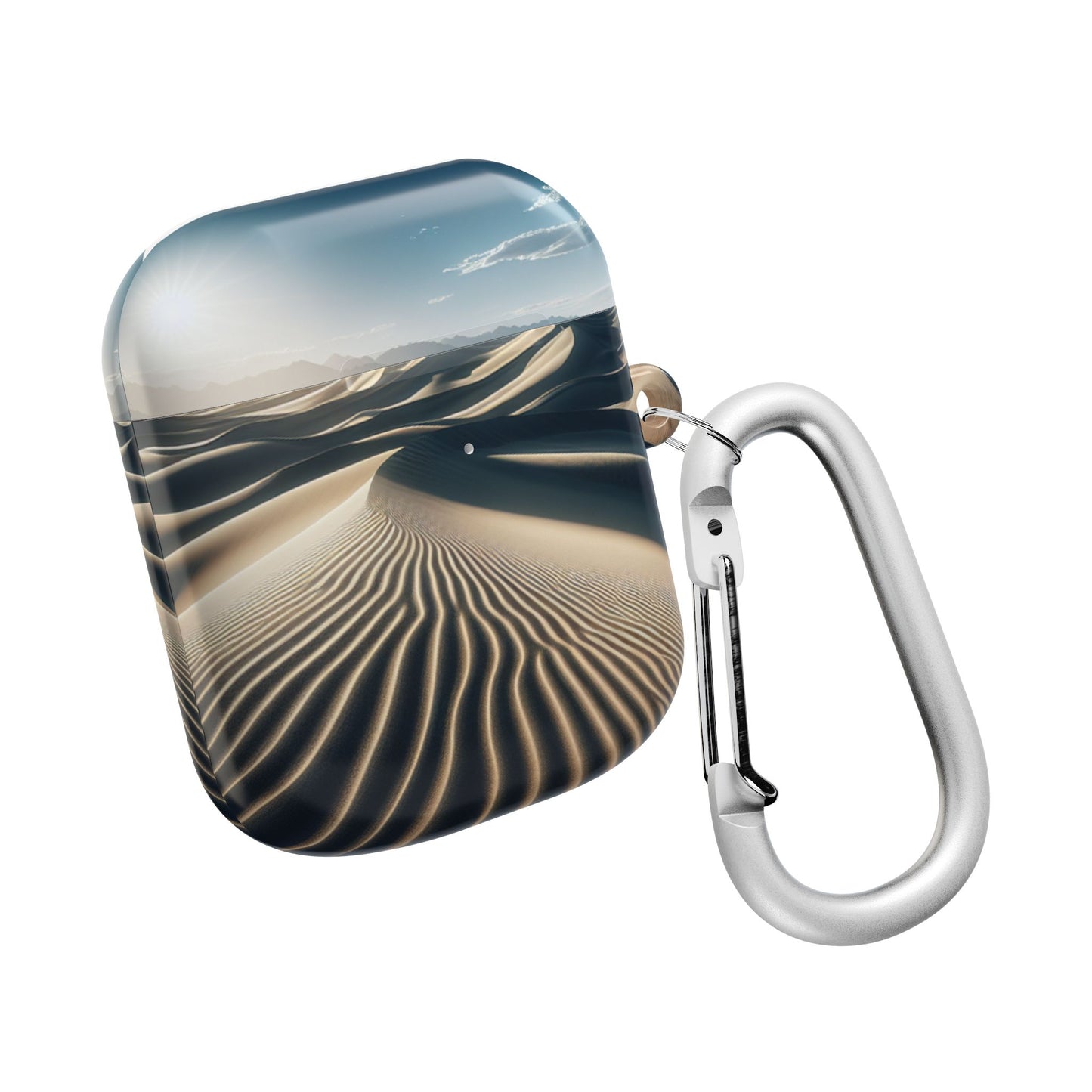 Desert Dunes AirPod Case - Nature Inspired, Unique Tech Accessory for Music Lovers, Gift for Travelers, Stylish Earbud Cover