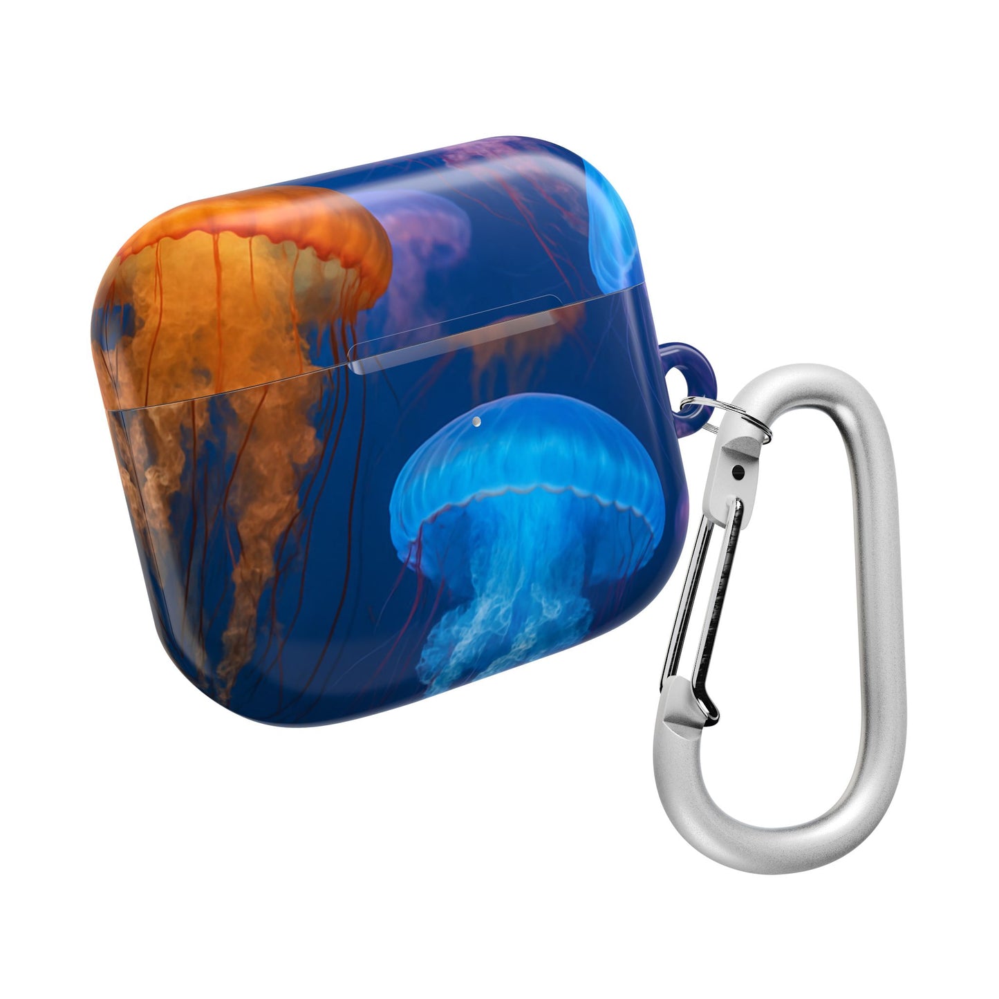 Vibrant Jellyfish AirPod Case, Ocean-Themed Accessory, Colorful AirPod Cover, Unique Gift for Ocean Lovers, Underwater Aesthetic