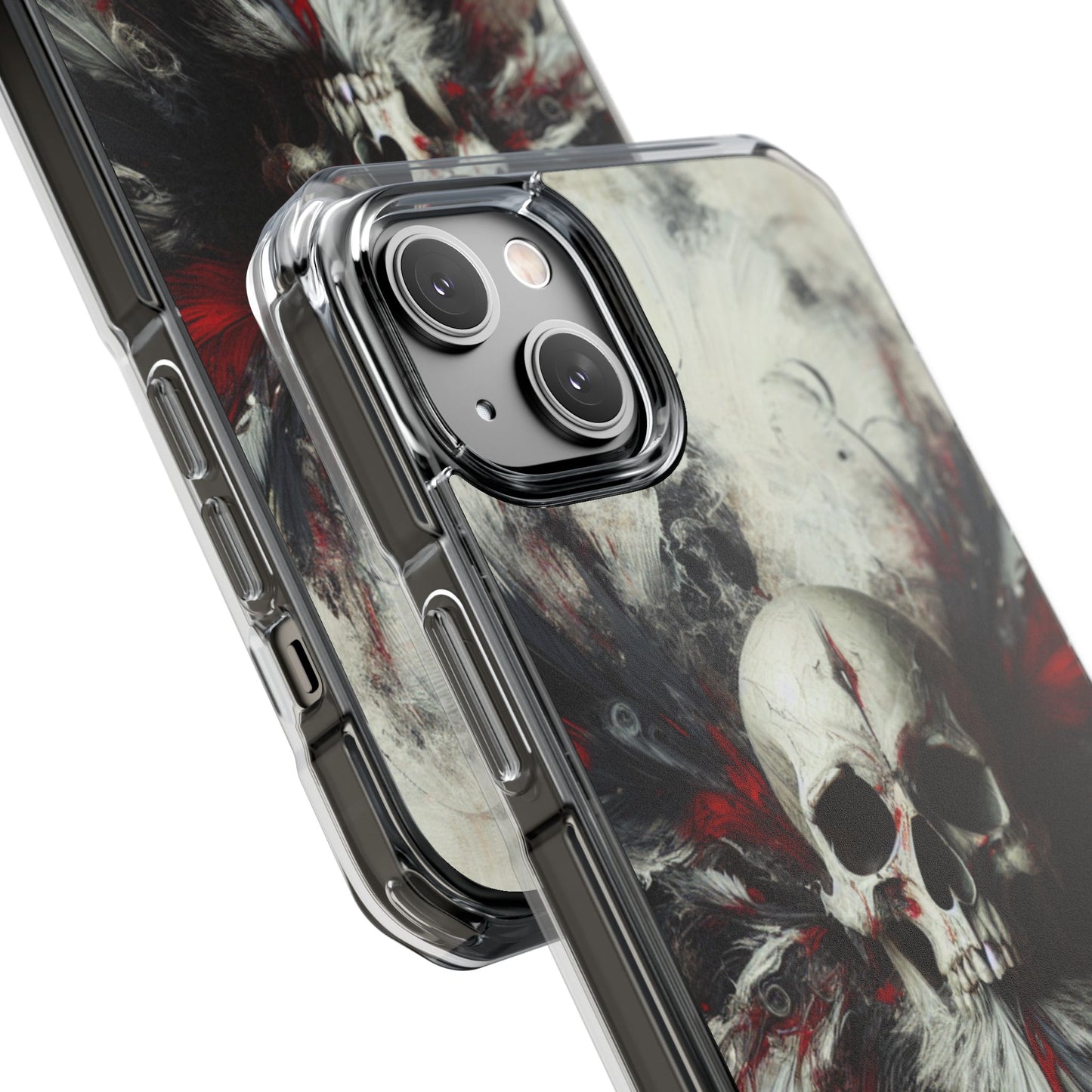 Gothic Skull Phone Case, Unique iPhone Cover, Edgy Smartphone Protector, Halloween Gift, Alternative Accessories