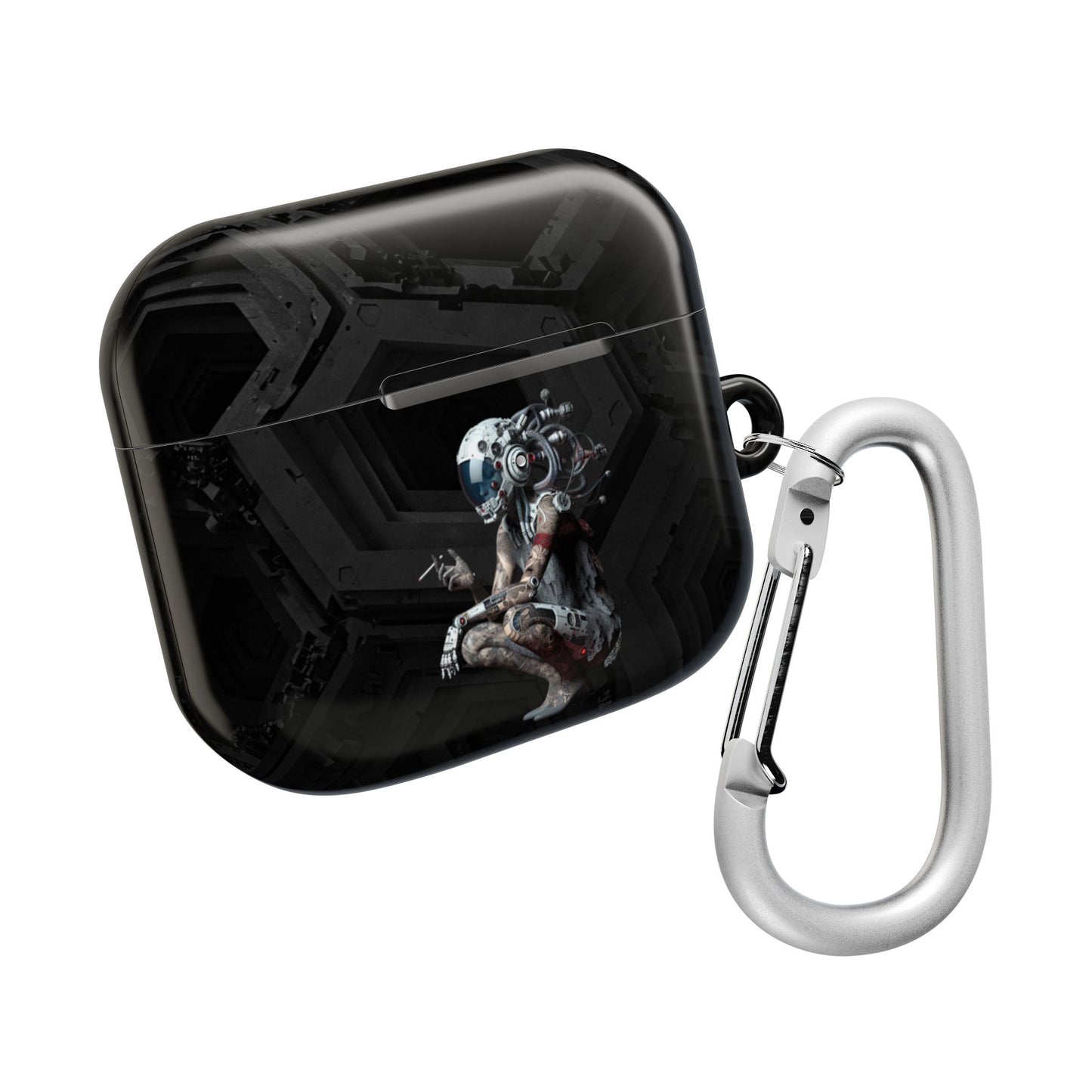Futuristic AirPod Cases - Stylish Protection for Music Lovers, Gift for Tech Enthusiasts, Trendy Headphone Cover, Unique Tech Gift