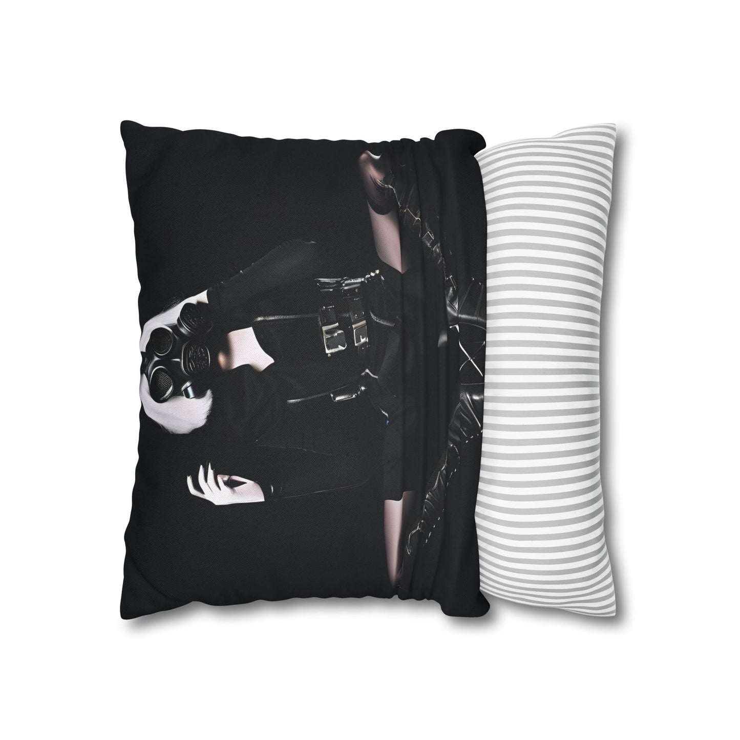 Gothic Glam Pillows, Square Cushion Covers, Elegant Home Decor, Statement Throw, Dark Aesthetic Gifts, Modern Bedroom Accent