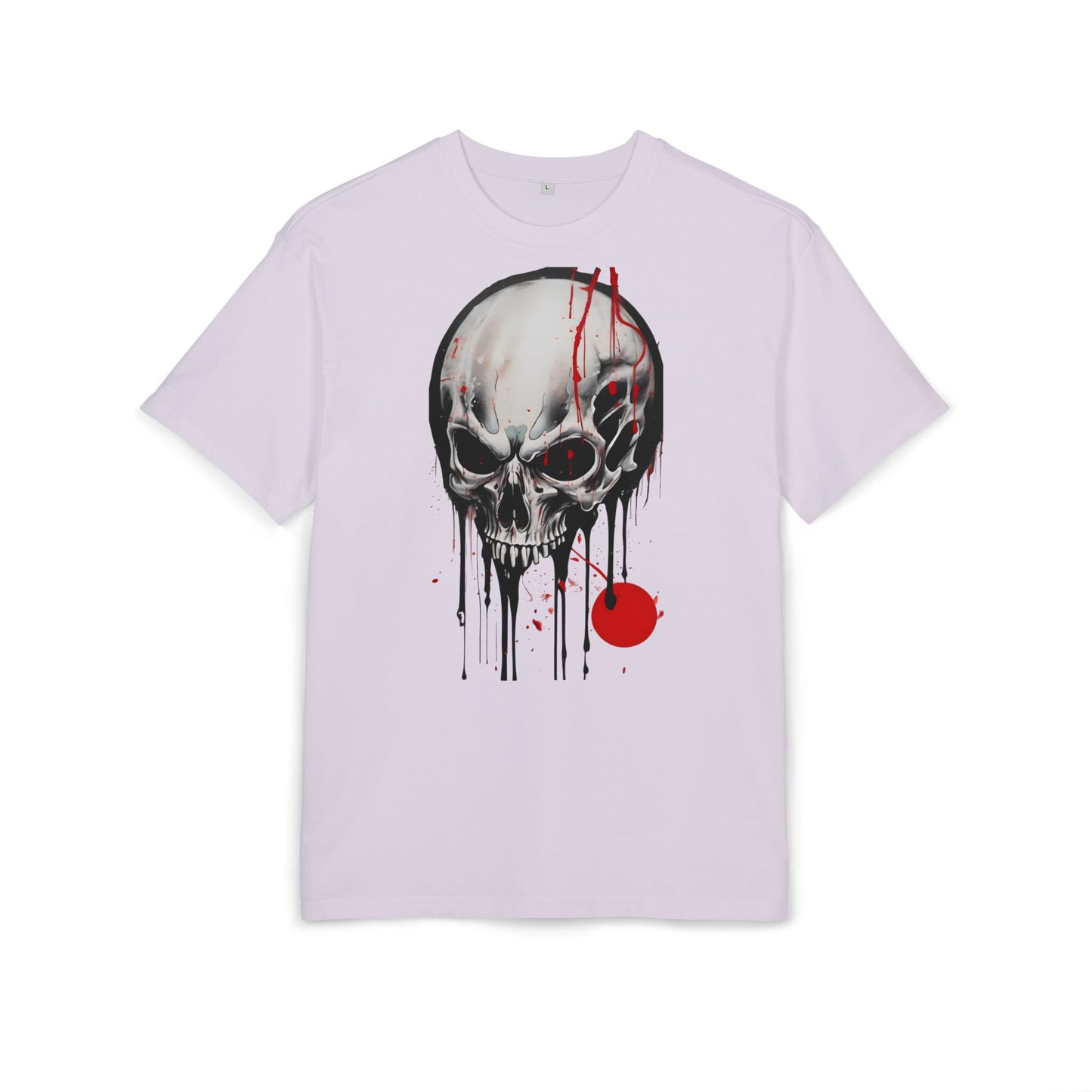 Gothic Skull Oversized Tee - Trendy Streetwear for Music Lovers, Grunge Style, Halloween Costume, Alternative Fashion, Graphic Tee