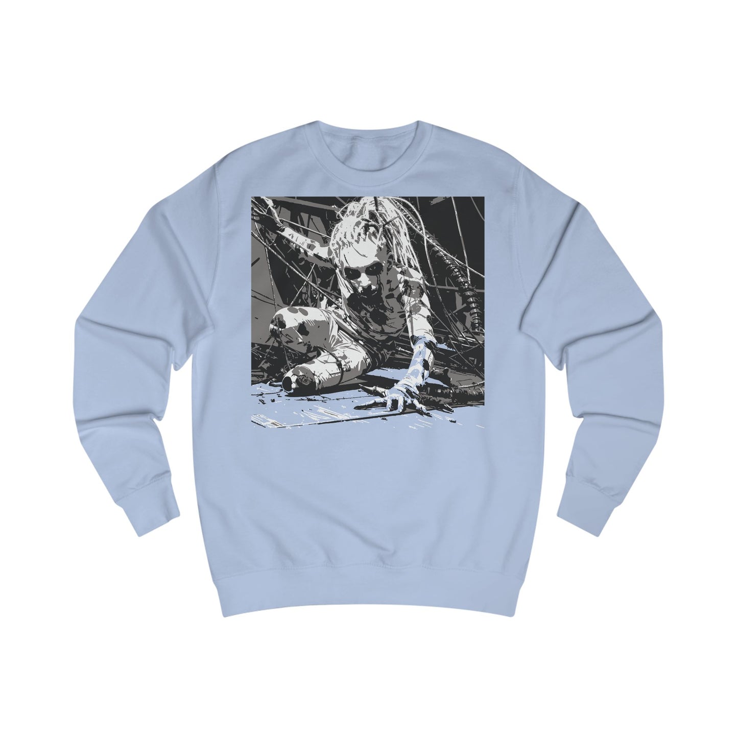 Artistic Unisex Sweatshirt - Ideal for Casual Wear, Gifts, Art Lovers, Streetwear Style, Cozy Fall Layering