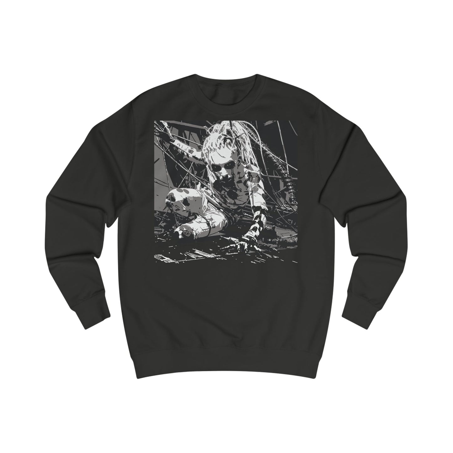 Artistic Unisex Sweatshirt - Ideal for Casual Wear, Gifts, Art Lovers, Streetwear Style, Cozy Fall Layering