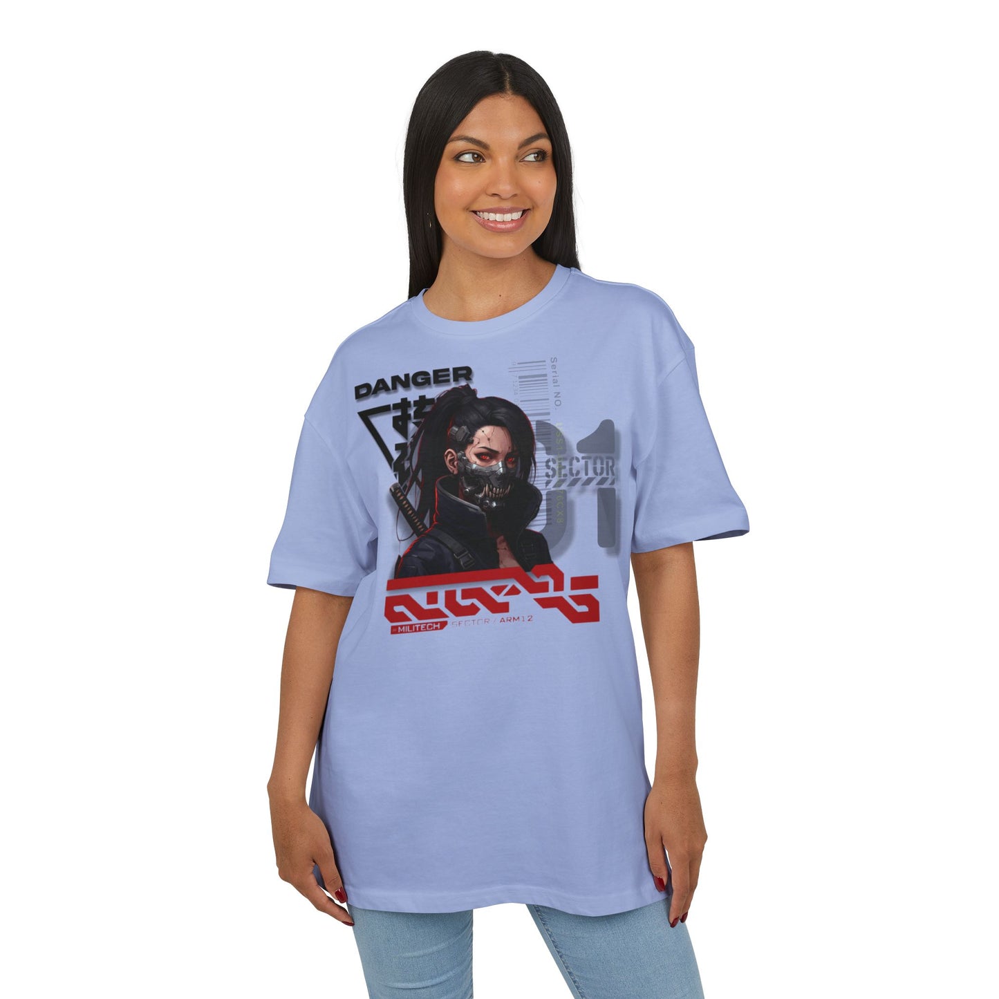 Cyberpunk Aesthetic Unisex Oversize Tee | Stylish Streetwear, Gift for Gamers, Casual Wear, Graphic Tee, Unique Fashion Statement