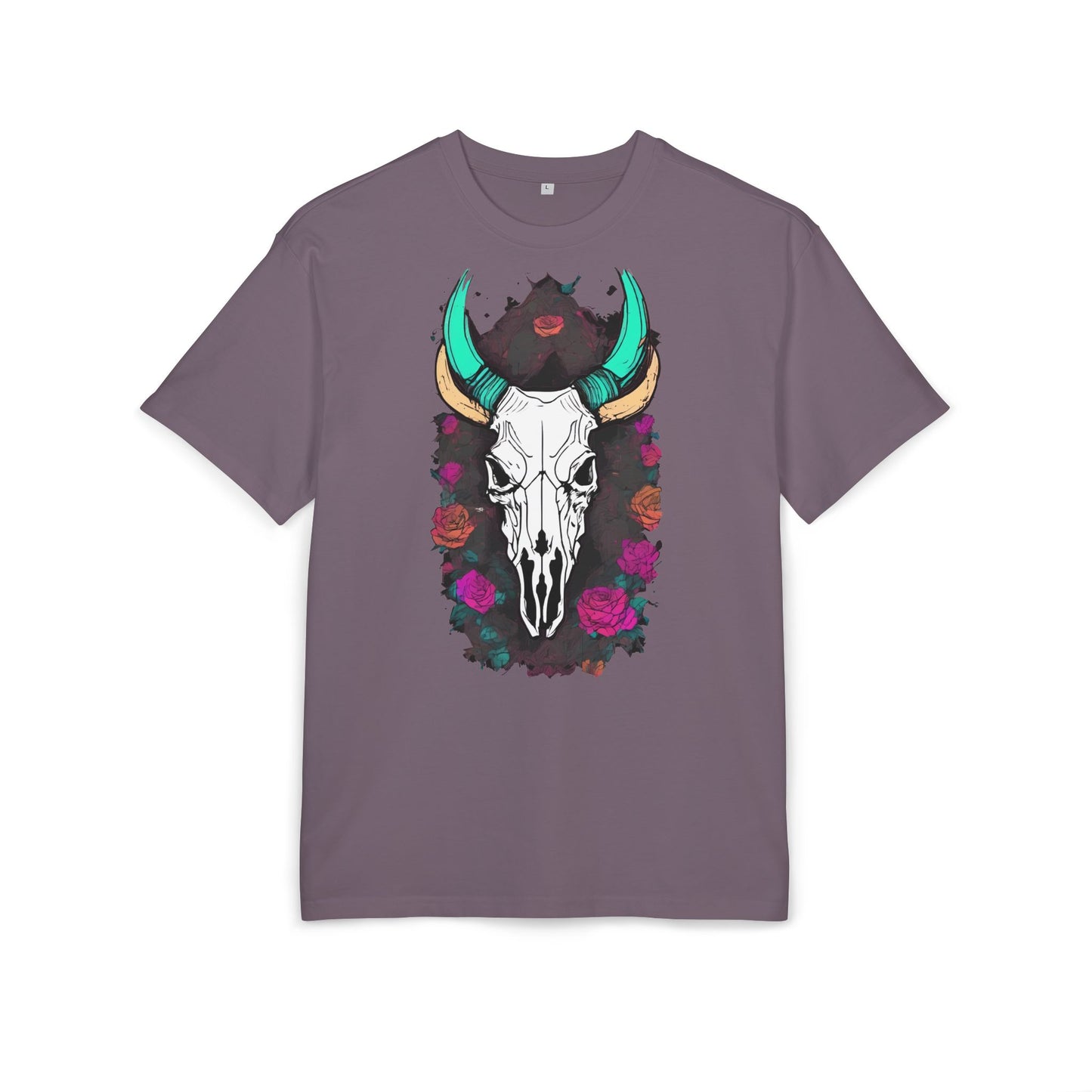 Bohemian Skull Graphic Tee, Unisex Heavy Oversize Tee, Cool Graphic T-Shirt, Festival Fashion, Casual Wear, Unique Gift Idea
