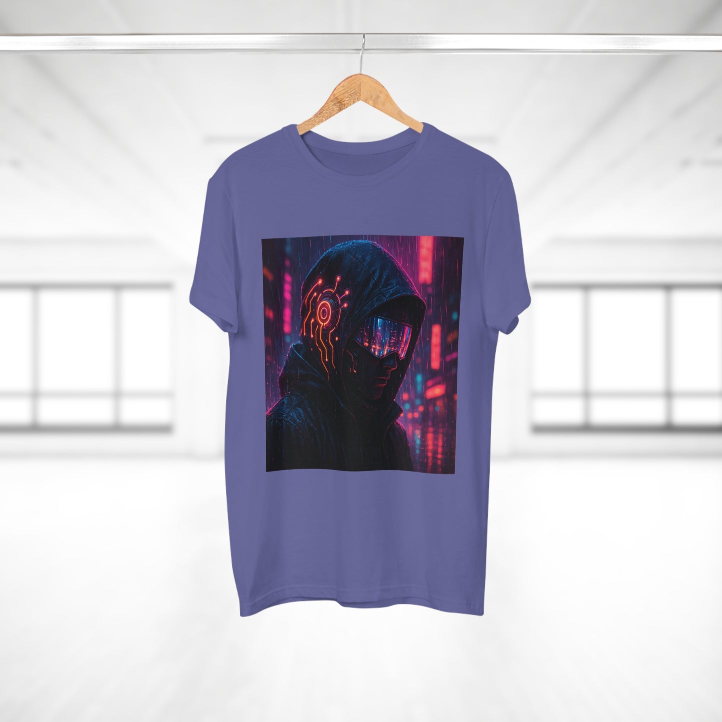 Cyberpunk Graphic Tee for Men & Women, Futuristic Streetwear, Perfect Gift for Gamers, Casual Wear for Tech Enthusiasts, Urban Style T-Shirt