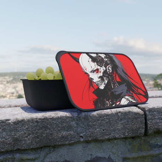 Gothic Skull Bento Box, Anime Lunch Container, Unique Food Storage, Cool Gift for Her, Urban Aesthetic