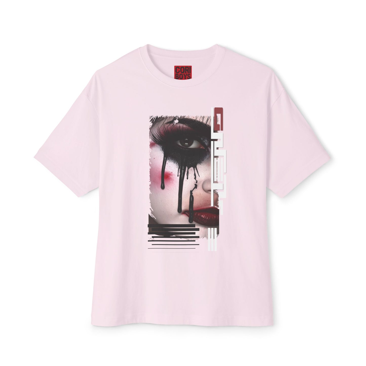 Artistic Oversized Tee - Bold Abstract Design, Streetwear, Casual Style, Unique Gift, Graphic Tee