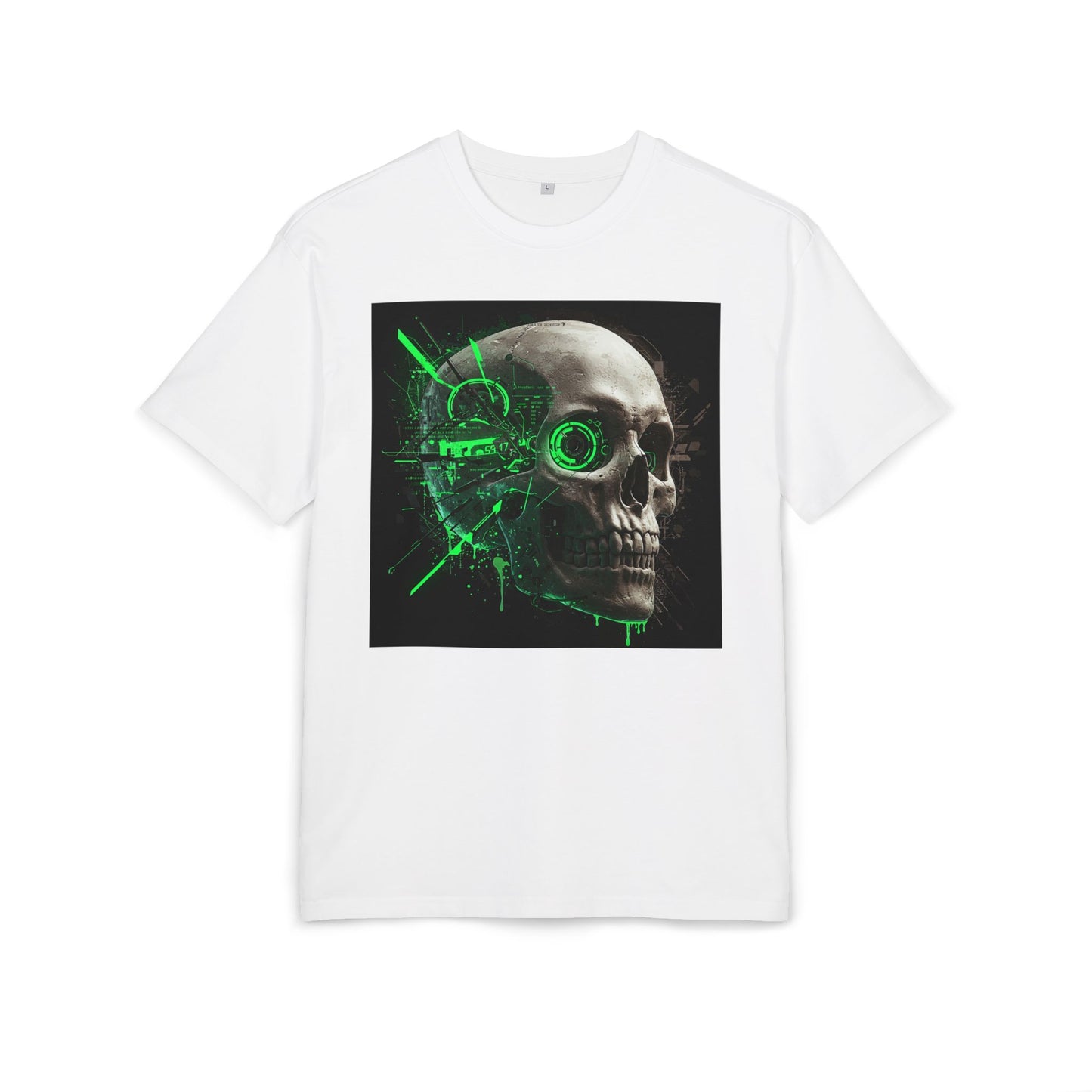 Edgy Graphic Oversize Tee | Skull Design | Streetwear Style, Casual Outfit, Music Festival Essential, Unique Gift, Unisex Apparel