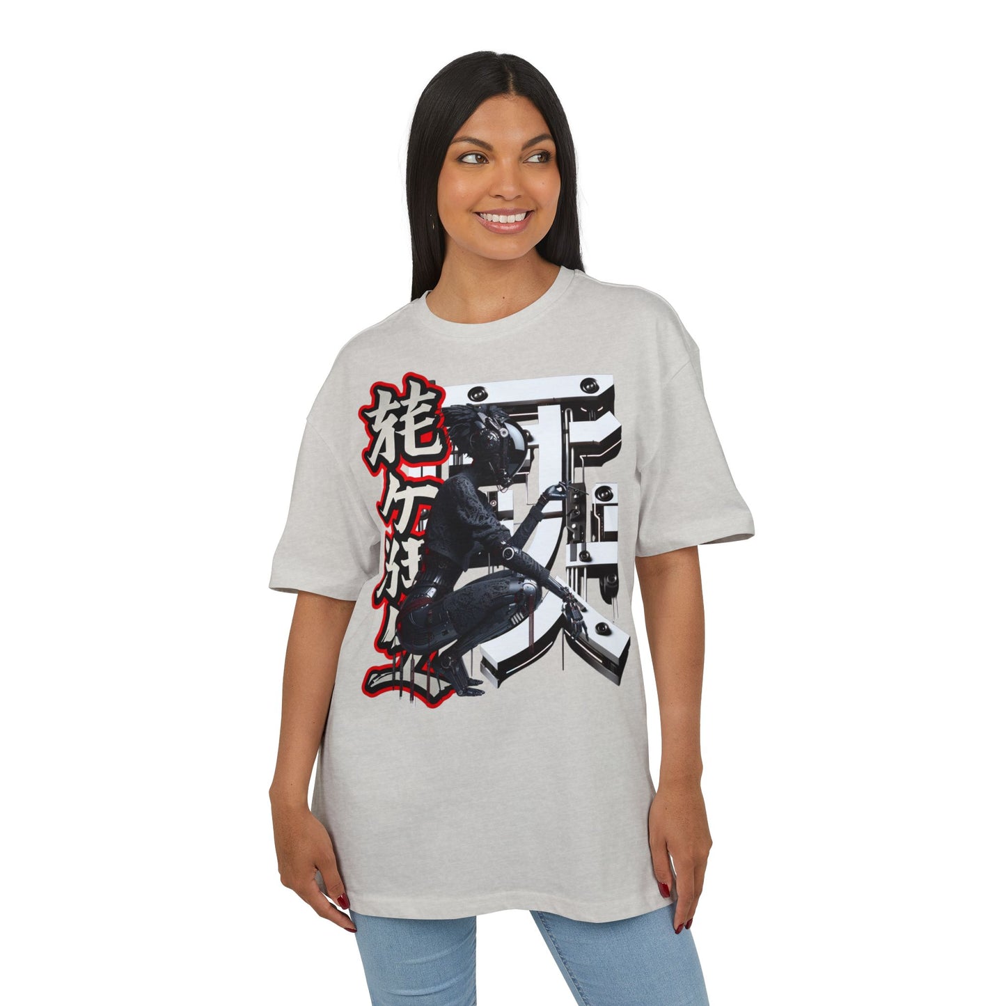 Cyberpunk Graphic Unisex Heavy Oversize Tee