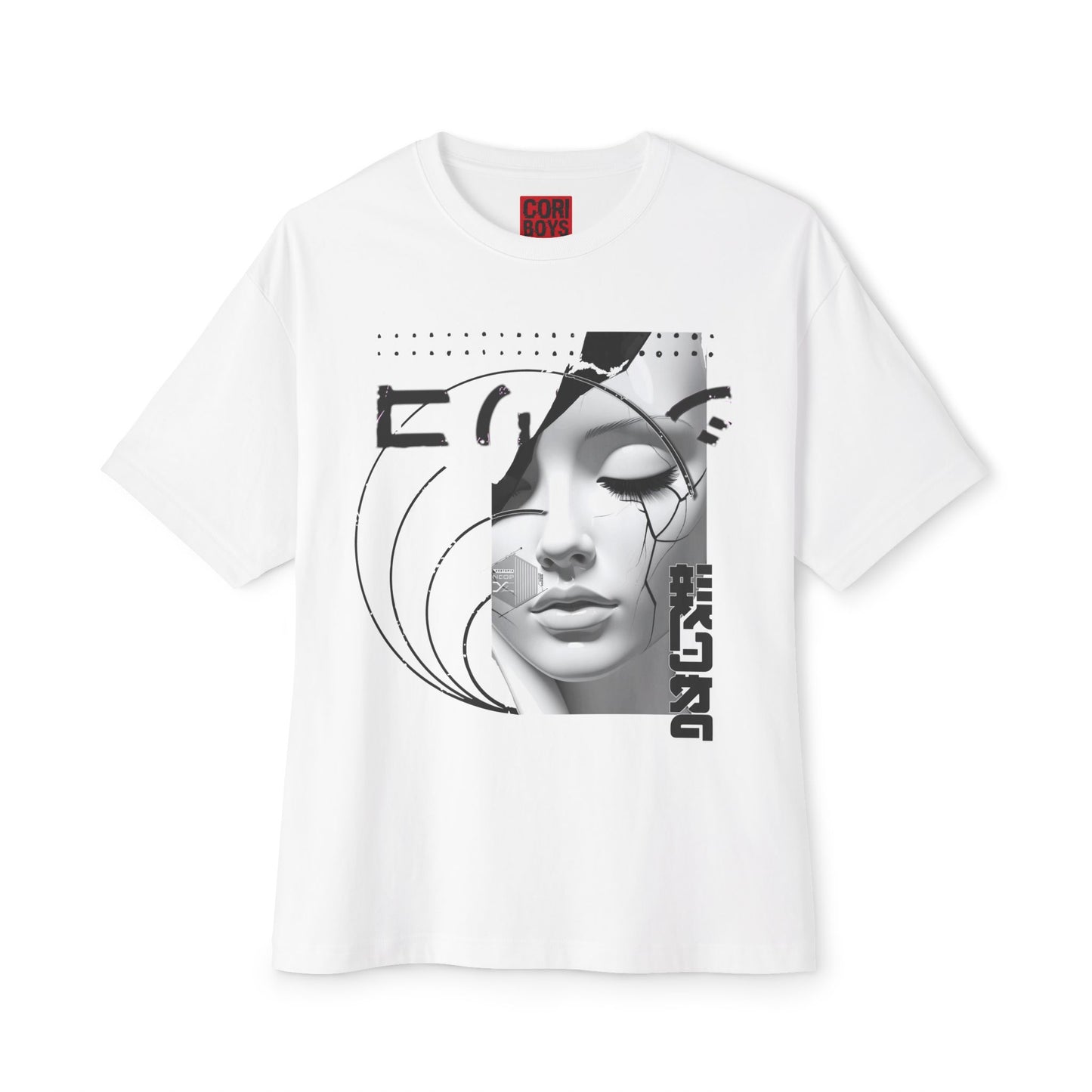 Chic Graphic Tee, Casual Fashion Shirt, Summer Outfit Top, Gift for Her, Artistic Oversized T-Shirt