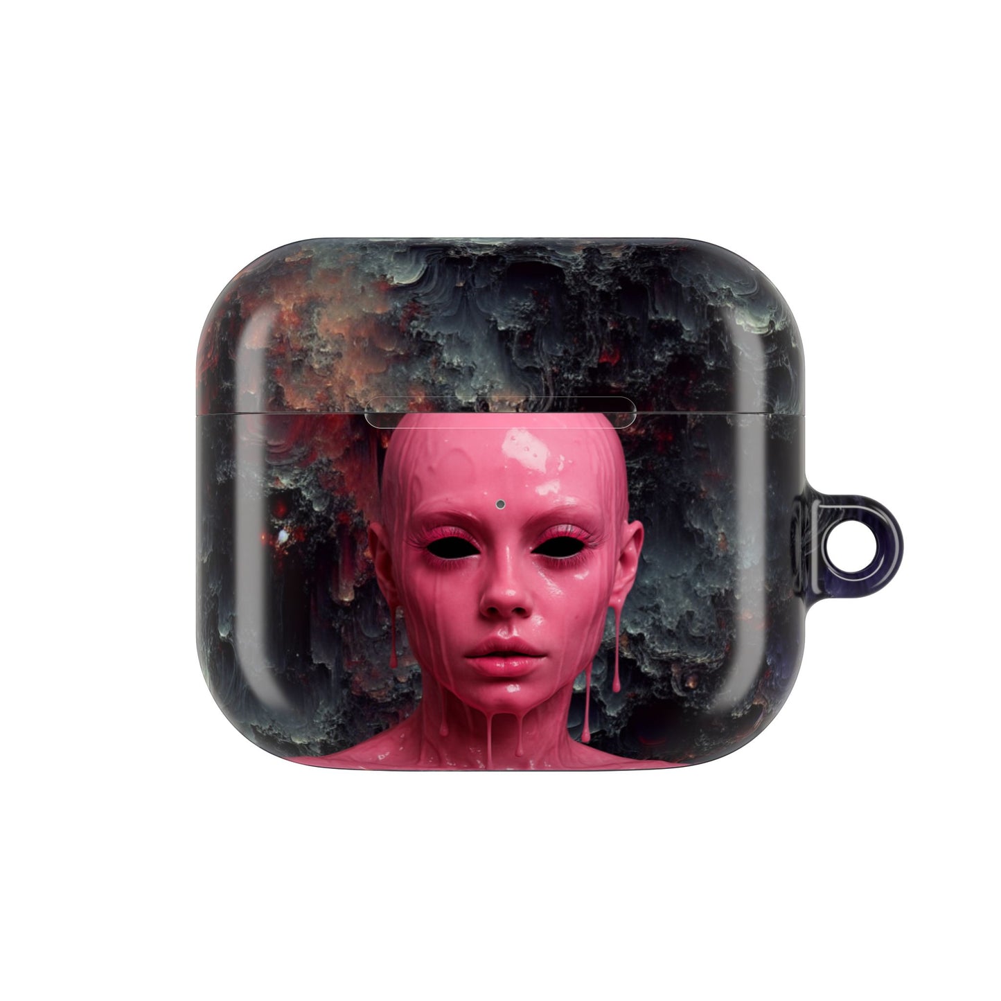 Dark AirPod Case - Horror-Inspired Accessory, Perfect for Goths, Tech Lovers, and Gift Givers, Space Decor, Unique Design
