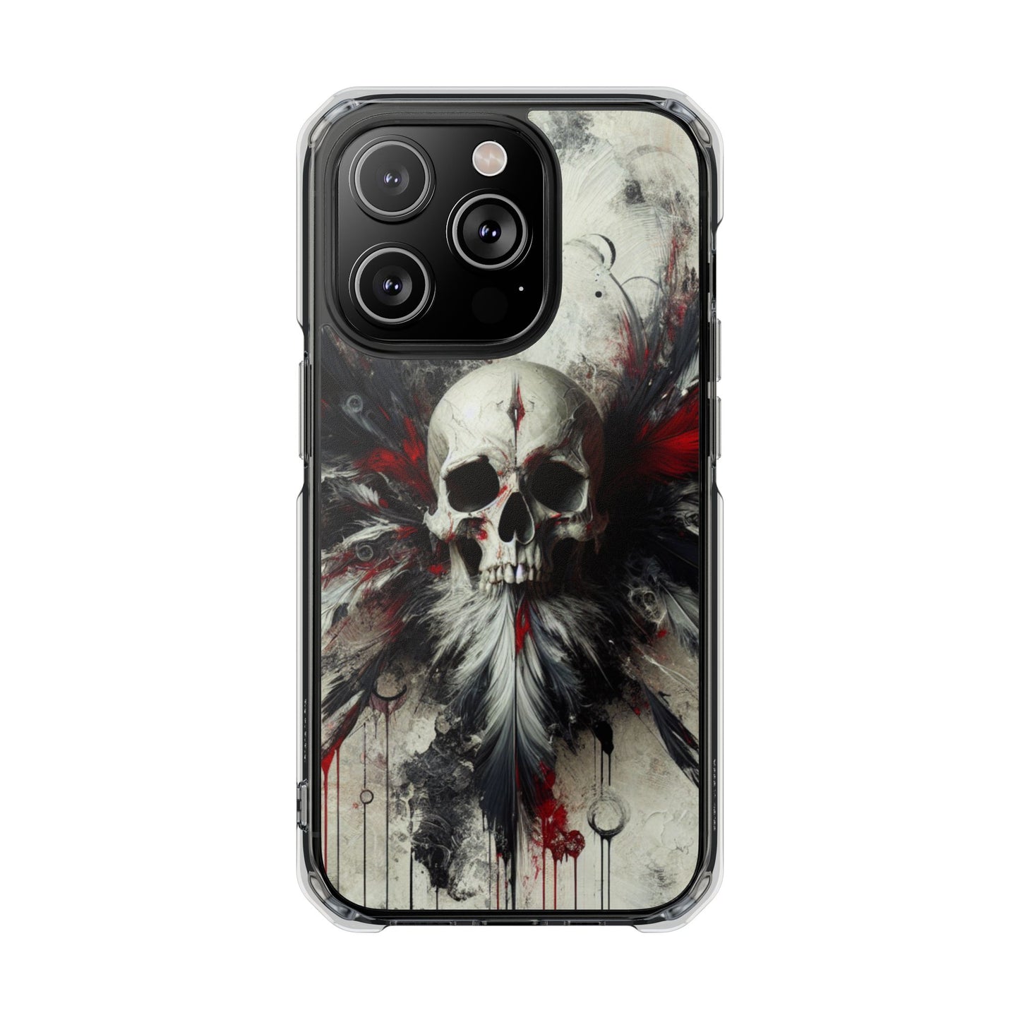 Gothic Skull Phone Case, Unique iPhone Cover, Edgy Smartphone Protector, Halloween Gift, Alternative Accessories