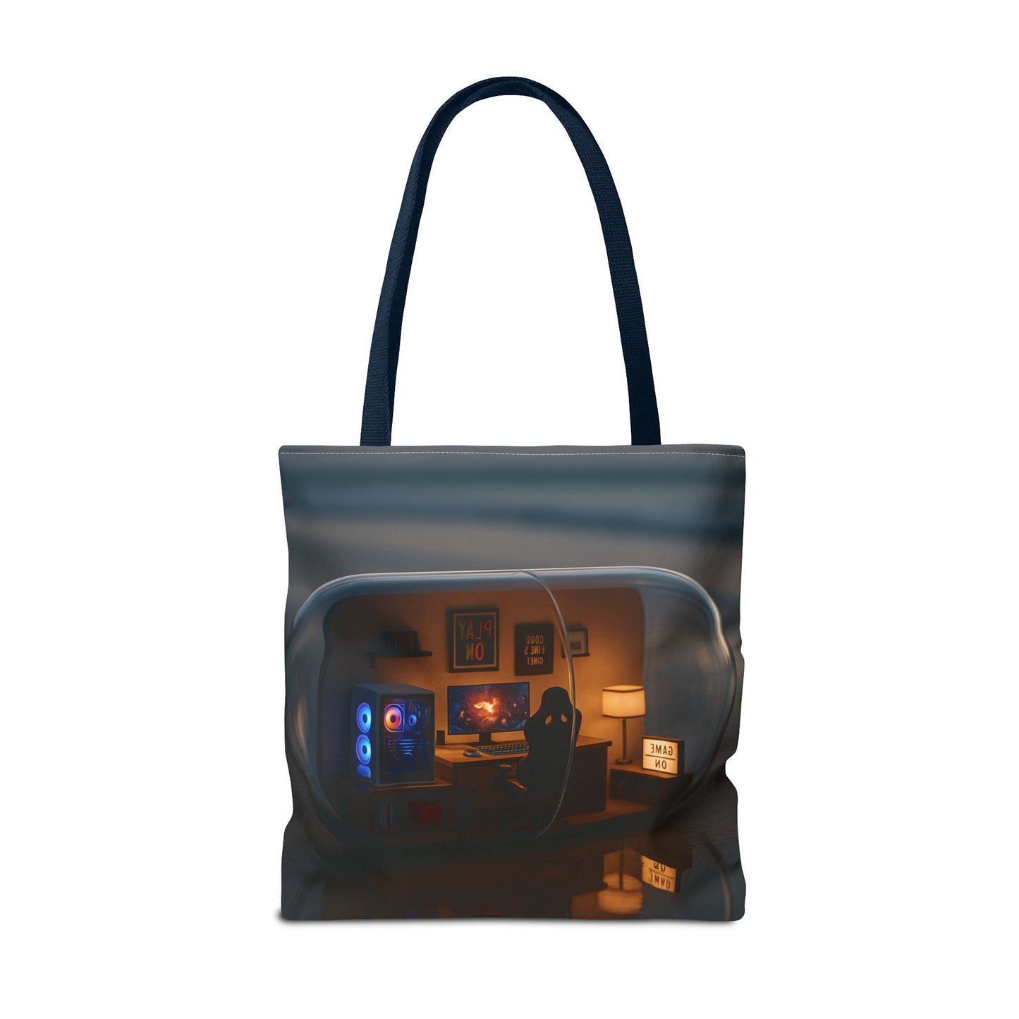 Cozy Gamer Tote Bag, Comfortable Carryall for Gamers, Geek Chic Bag, Fun Tote for Game Nights, Stylish Reusable Shopping Bag
