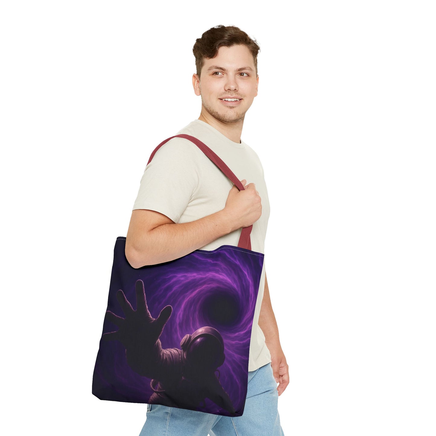 Cosmic Adventure Tote Bag | Astronaut Design | Space Lover Gift | Eco-Friendly Shopping Bag | Stylish Everyday Carryall | Unique Art Tote