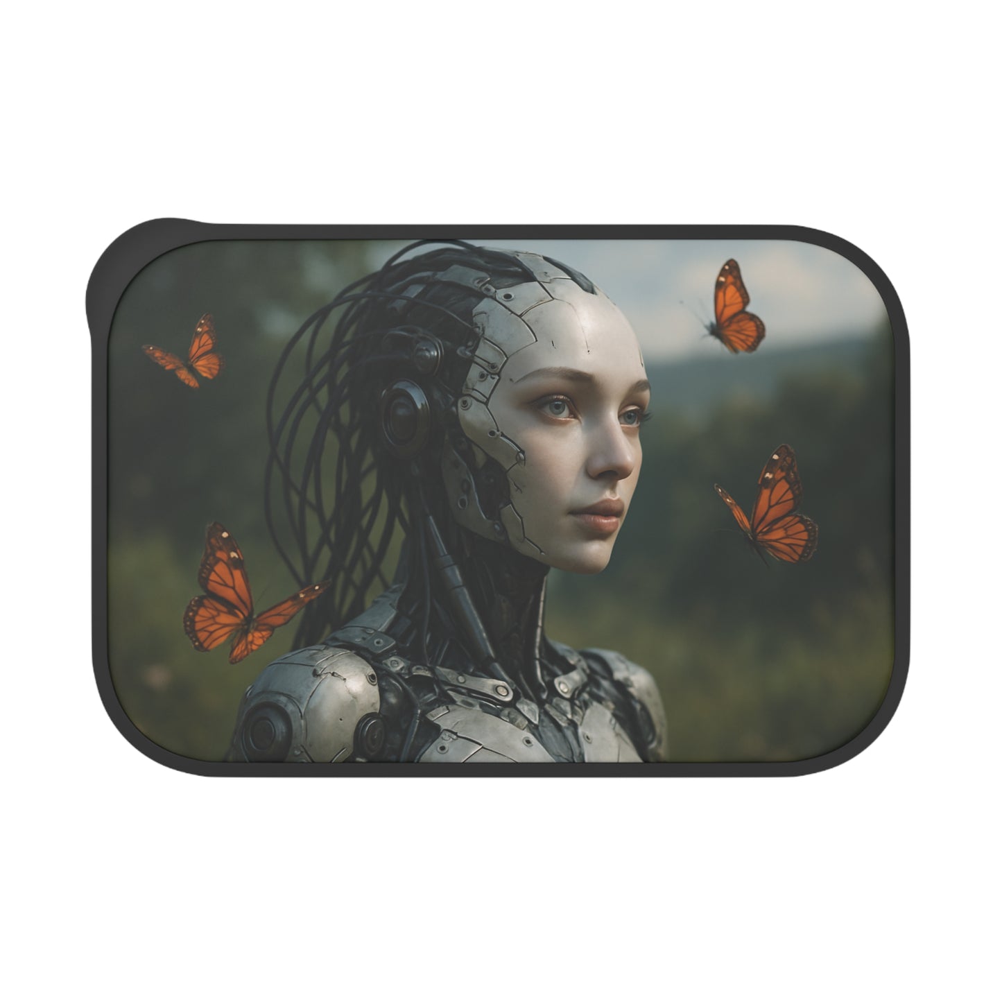 Futuristic Bento Box, Robot Lunch Container, Eco-Friendly Meal Prep, Unique Gift for Tech Lovers, Perfect for Back to School