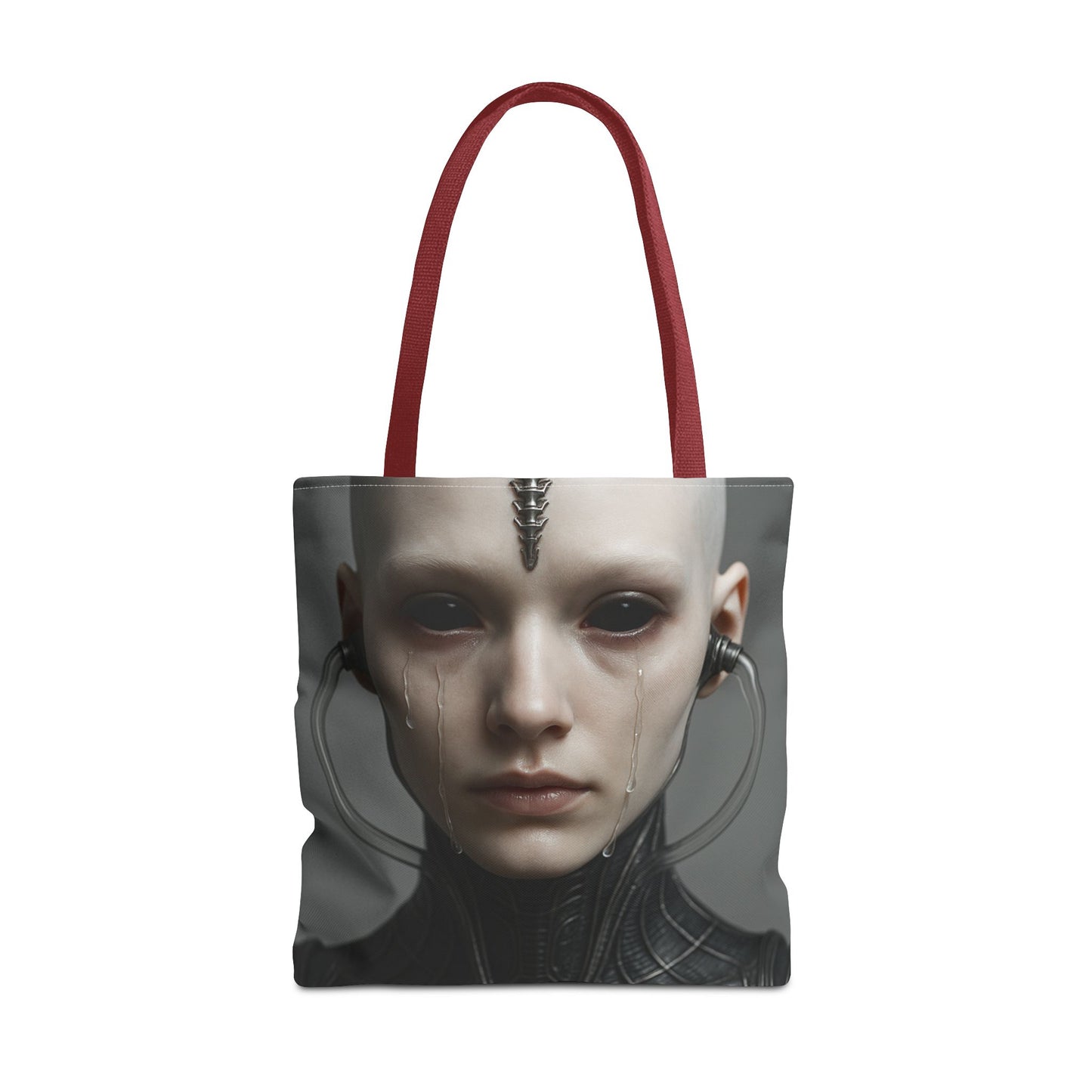 Futuristic AOP Tote Bag | Sci-Fi Style for Everyday Use, Gift for Geek Culture, Urban Accessories, Fashionable Shopping Bag