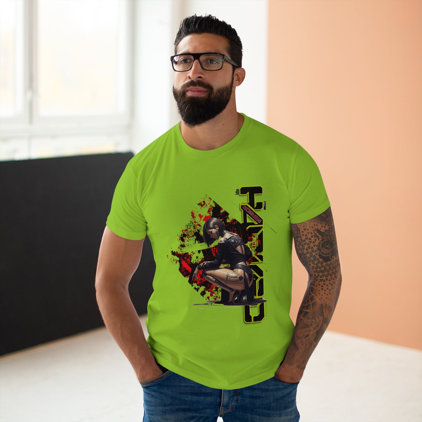 Stylish Unisex T-Shirt with Bold Graphic Design, Cool Casual Wear, Gift for Gamers, Graphic Tee, Everyday Fashion
