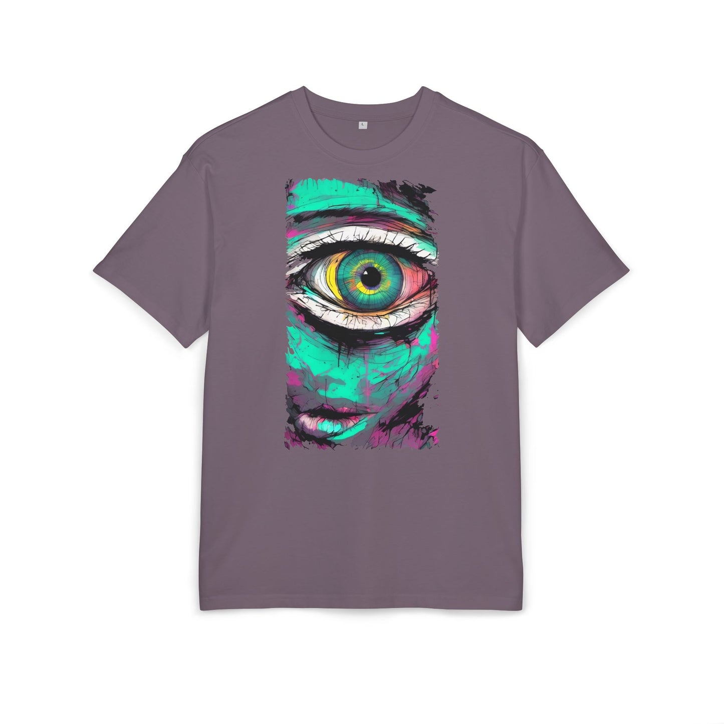 Stylish Eye Graphic Tee, Unisex Oversized T-Shirt, Casual Wear, Street Style, Gift for Art Lovers, Funky Apparel