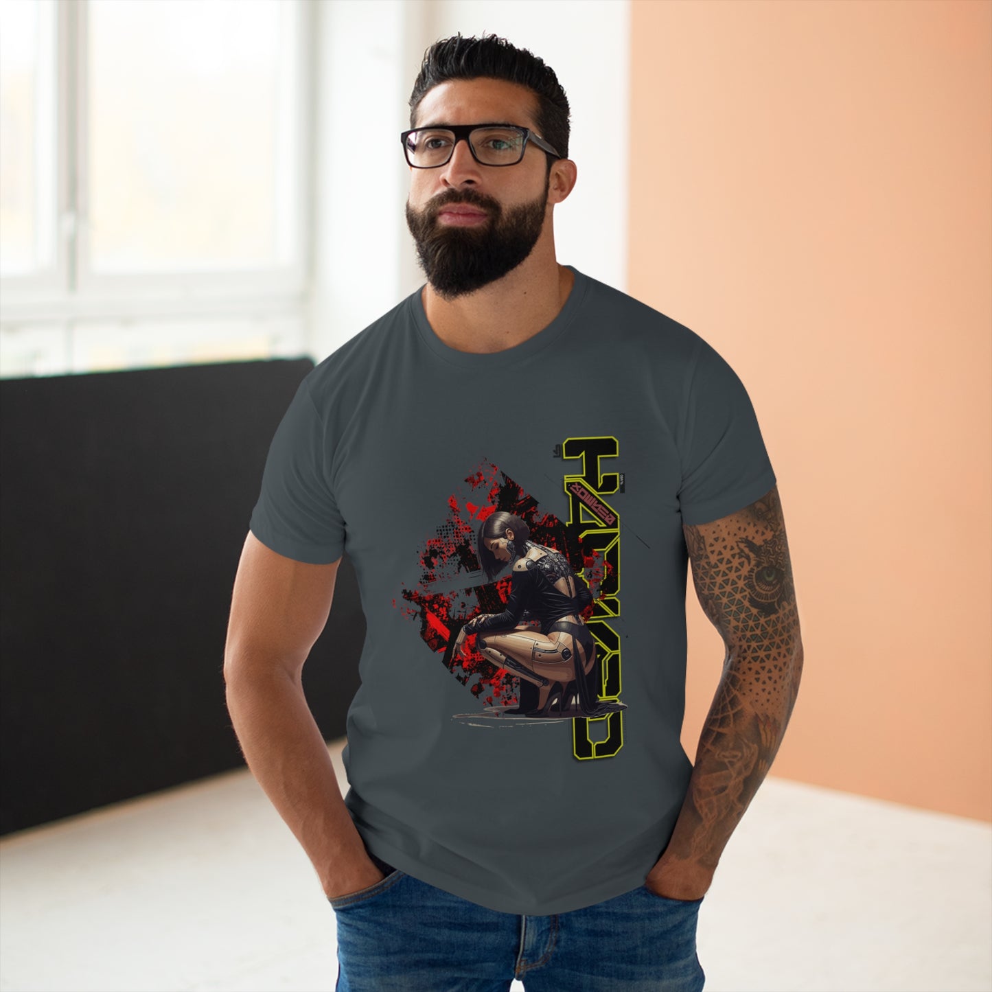 Stylish Unisex T-Shirt with Bold Graphic Design, Cool Casual Wear, Gift for Gamers, Graphic Tee, Everyday Fashion