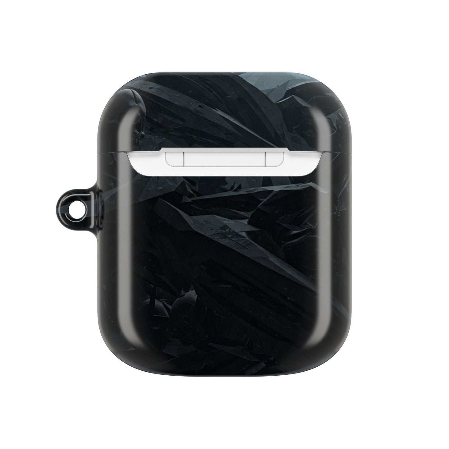 Edgy AirPod Case for Teens, Stylish Headphone Cover, Trendy Tech Accessory, Perfect for Gift Giving, Black Minimalist Design