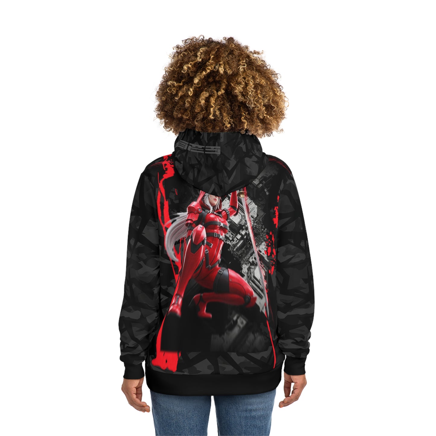 Stylish Graphic Hoodie - Unique All-Over Print, Trendy Fashion, Cosplay Apparel, Gift for Gamers, Casual Streetwear