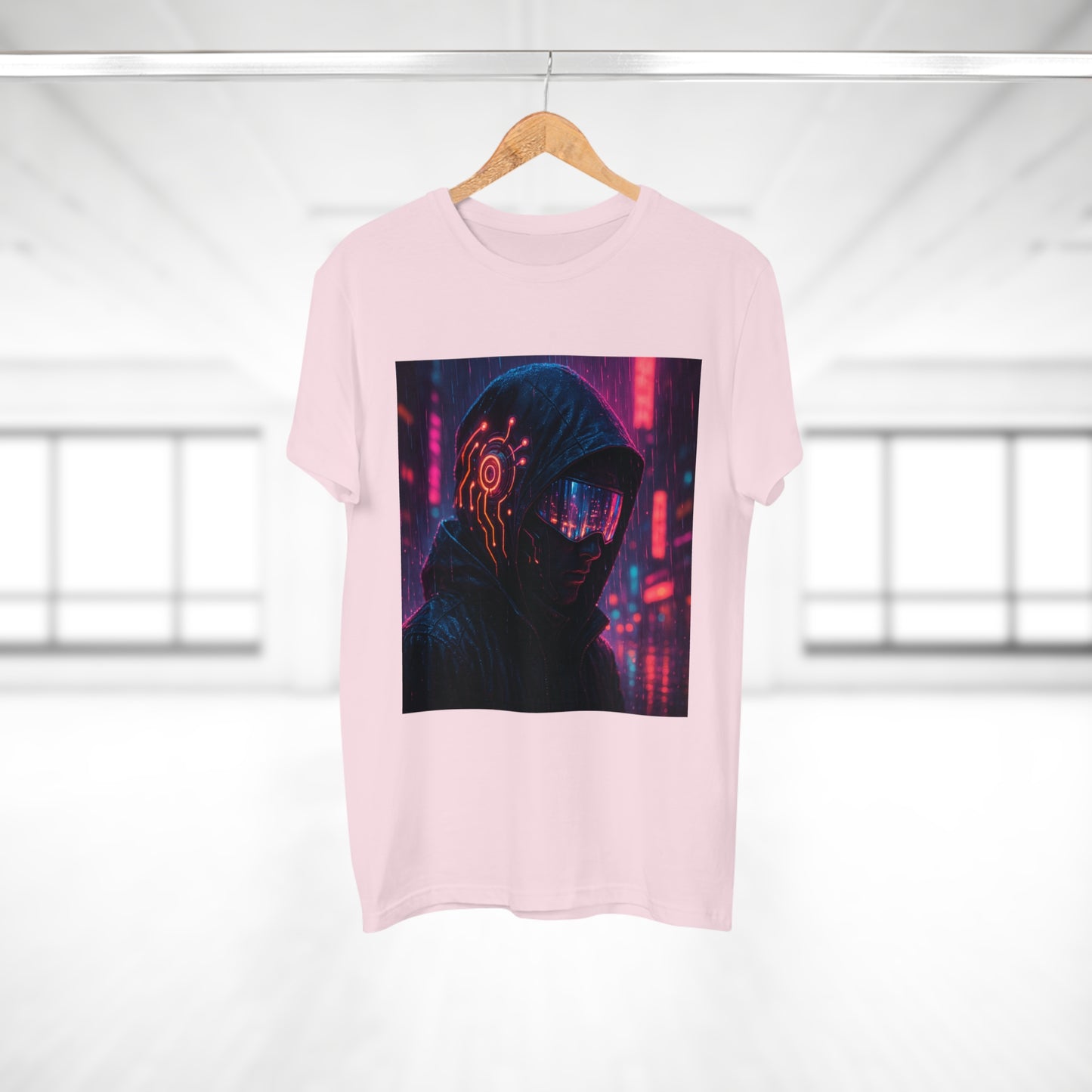 Cyberpunk Graphic Tee for Men & Women, Futuristic Streetwear, Perfect Gift for Gamers, Casual Wear for Tech Enthusiasts, Urban Style T-Shirt