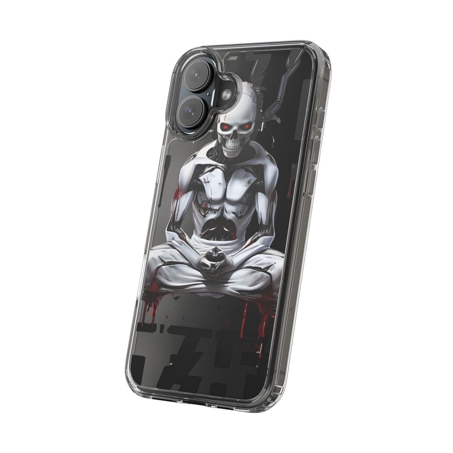 Clear Phone Cases with Cyber Design