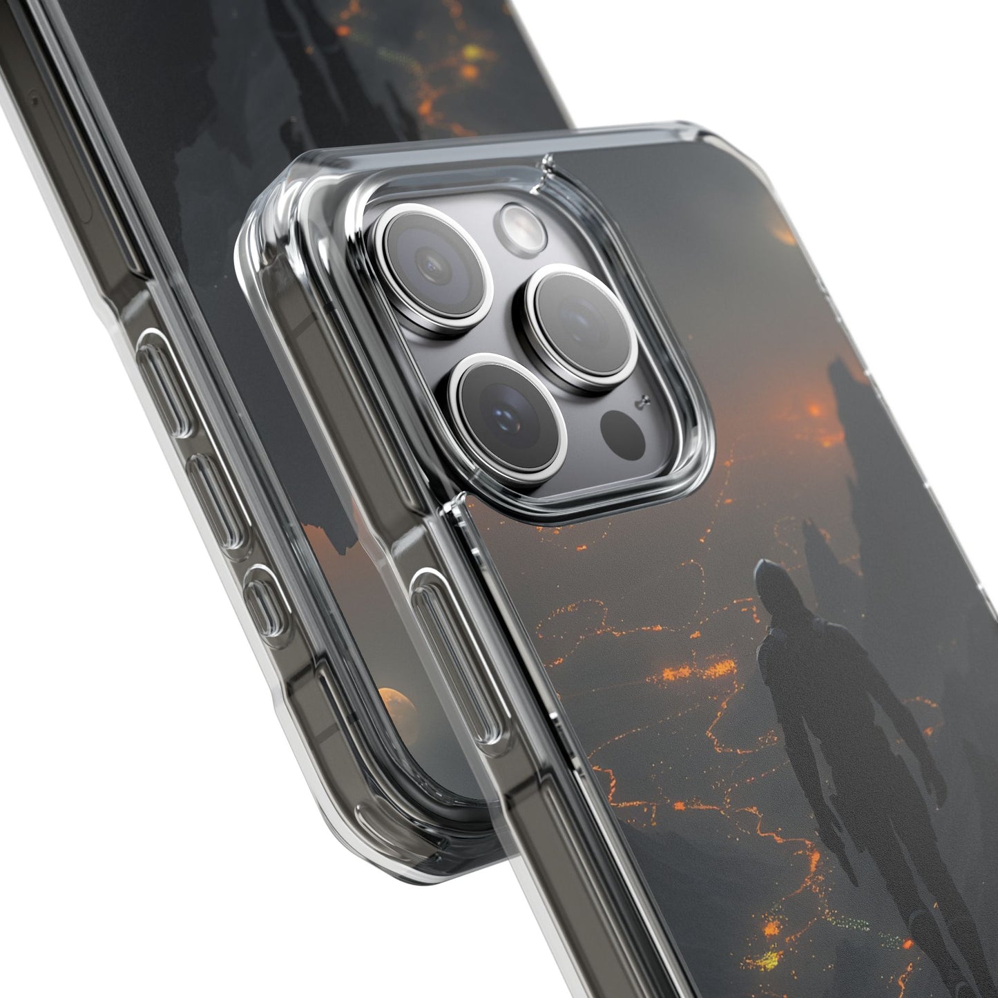 Magnetic Clear Impact Phone Cases, Adventure Phone Cover, Gamer Gift, Customizable Phone Shell, Trendy Tech Accessory