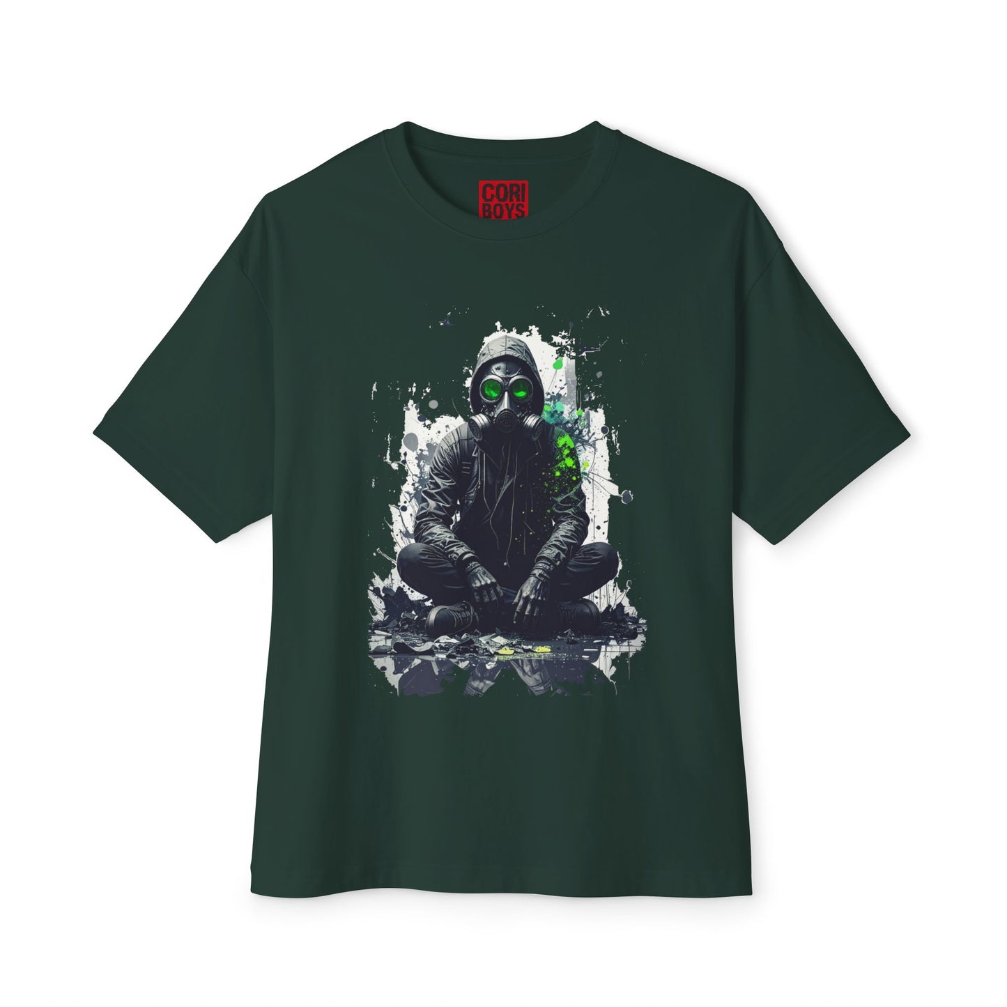Gritty Street Art Boxy Tee, Unisex Tee, Graphic Tee, Oversized T-Shirt, Urban Fashion, Unique Gift, Casual Wear