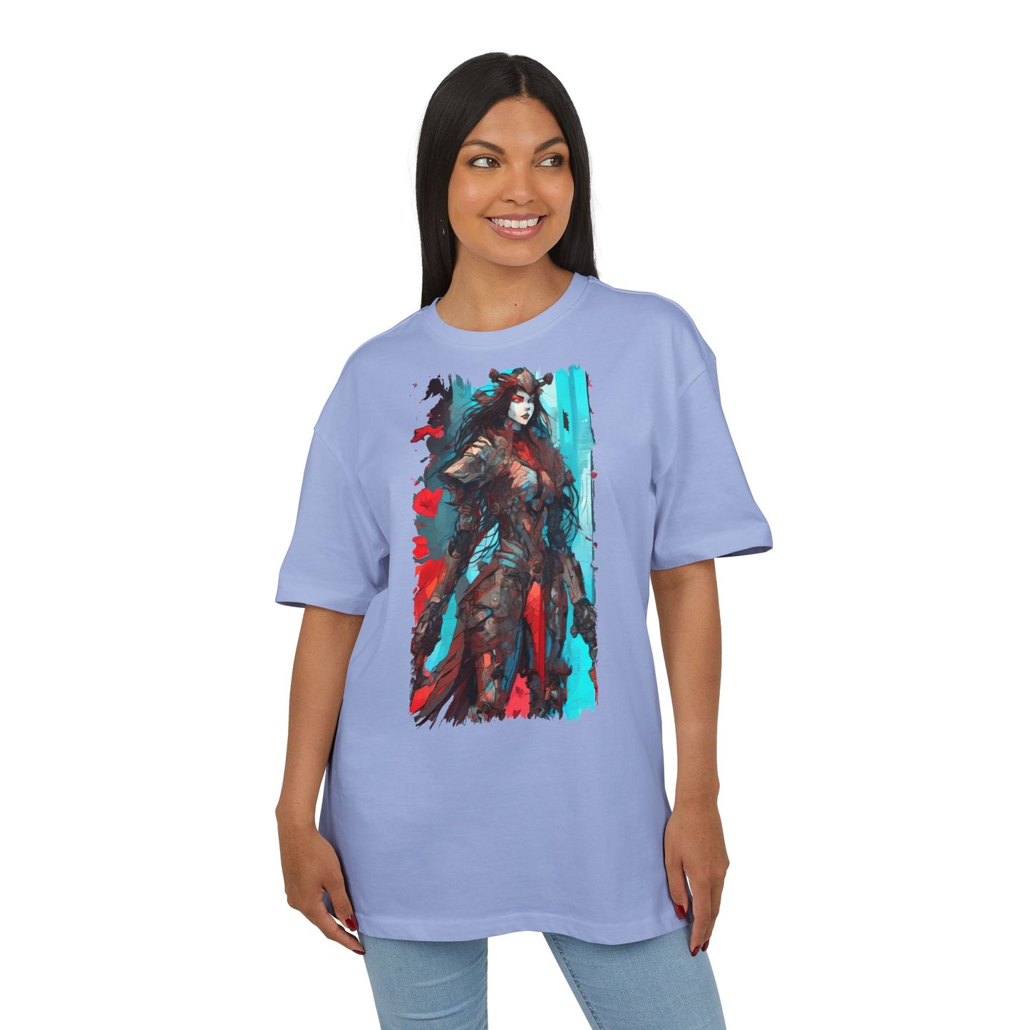 Stylish Graphic Oversize Tee with Fantasy Art, Unisex Casual Shirt, Anime Inspired Tee, Unique Gift for Gamers, Comfortable Everyday Wear