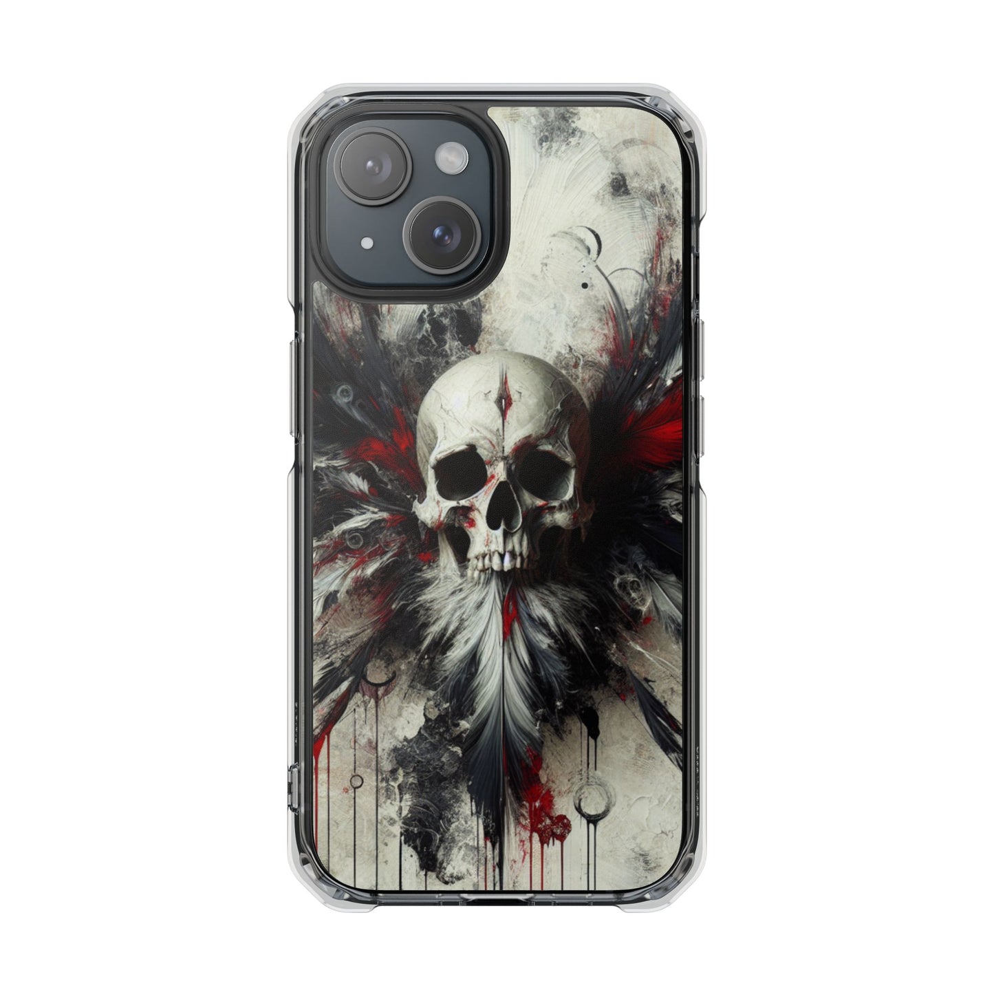 Gothic Skull Phone Case, Unique iPhone Cover, Edgy Smartphone Protector, Halloween Gift, Alternative Accessories