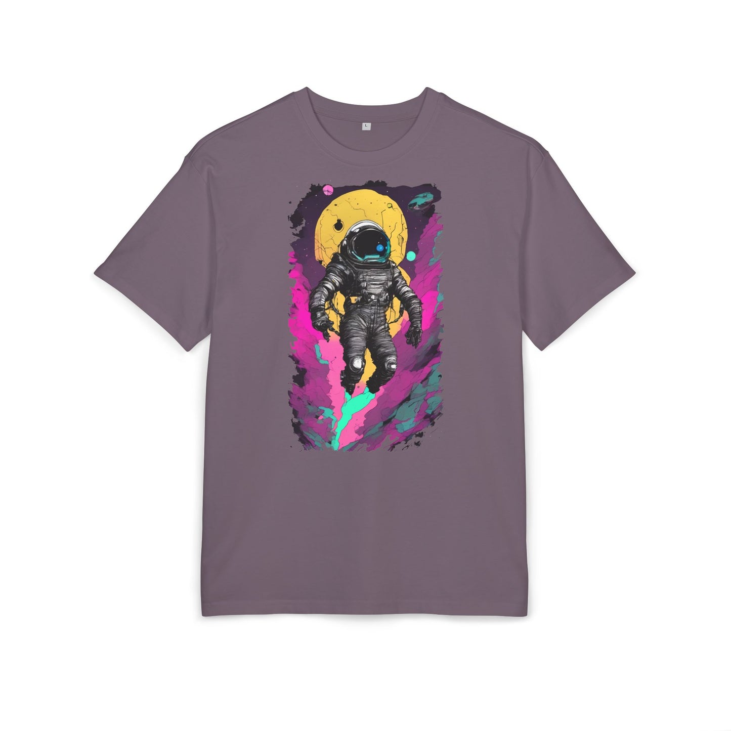 Cosmic Astronaut Tee, Unisex Oversize Tee, Space Graphic Shirt, Retro Astronaut T-Shirt, Gift for Space Lovers, Unique Graphic Tee