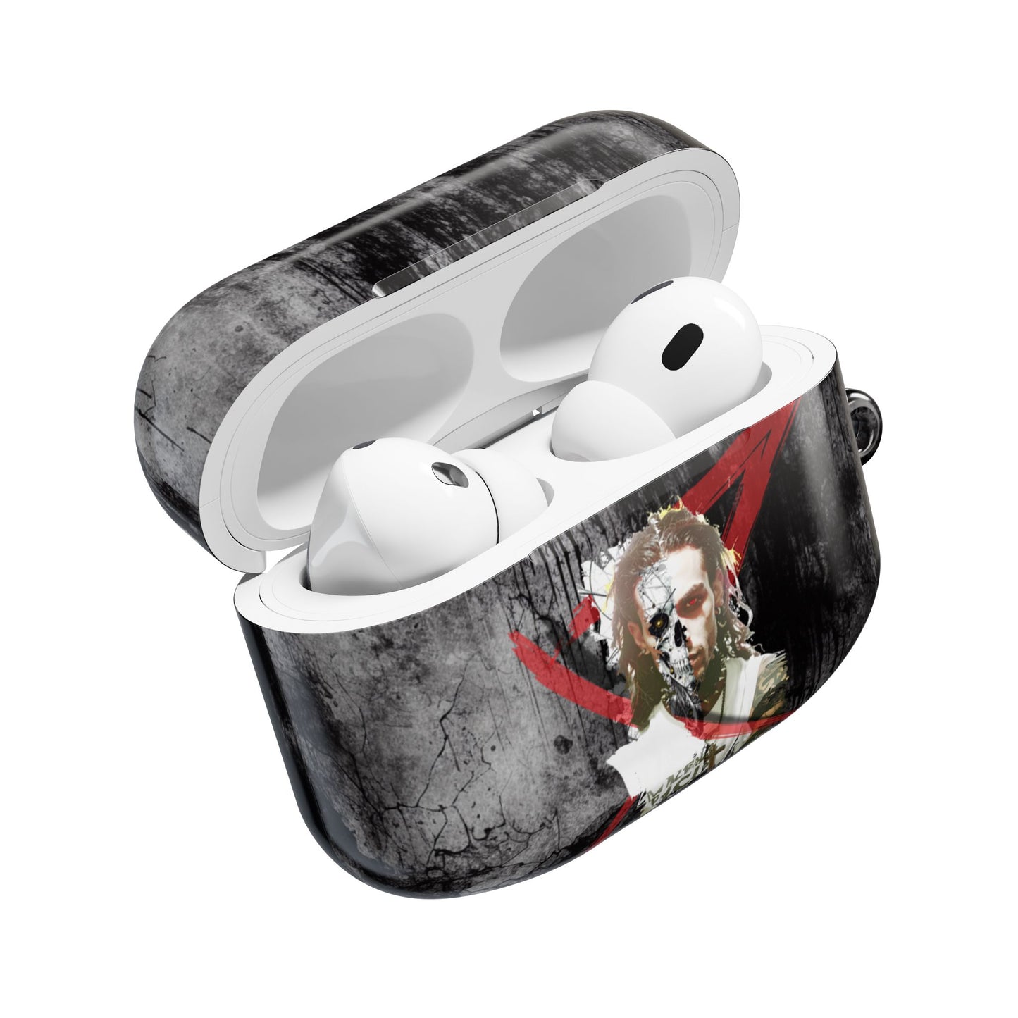 Gothic AirPod Case - Edgy Accessories for Music Lovers, Unique Gift for Teens, Stylish Tech Protection, Punk Aesthetic, Dark Art Case