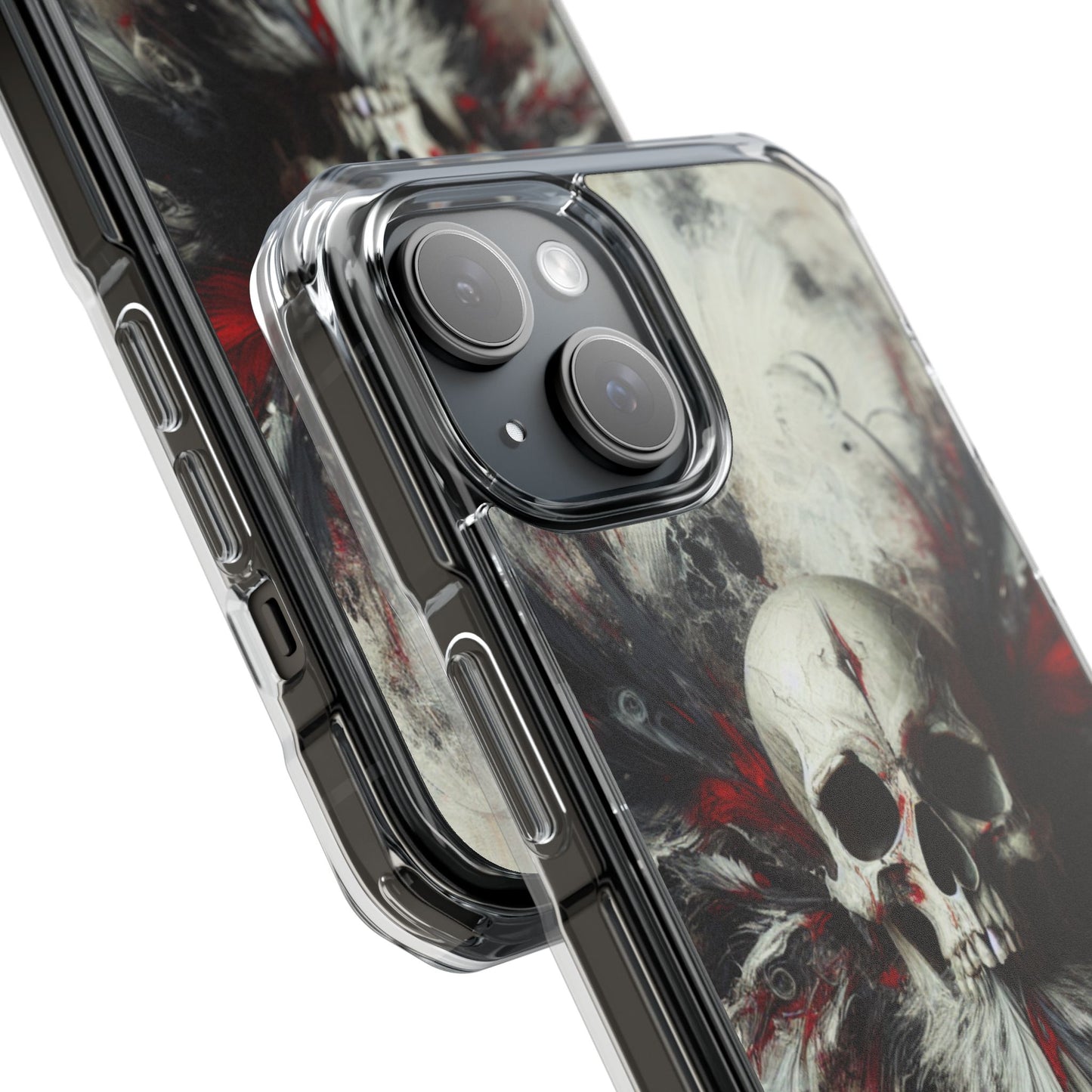 Gothic Skull Phone Case, Unique iPhone Cover, Edgy Smartphone Protector, Halloween Gift, Alternative Accessories