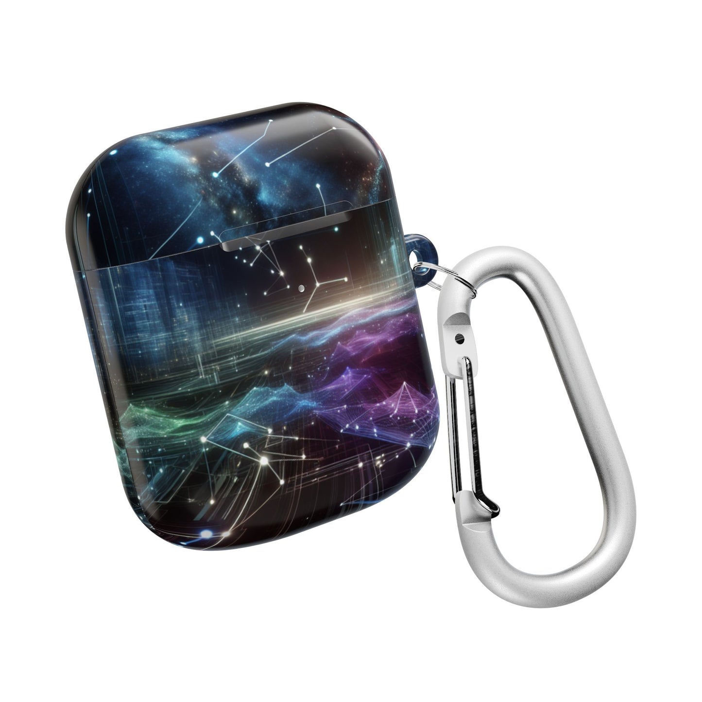 Cosmic Galaxy AirPod Cases, Astronaut Gifts, Space Themed Tech Accessories, Starry Night Earbuds Cover, Unique AirPods Holder