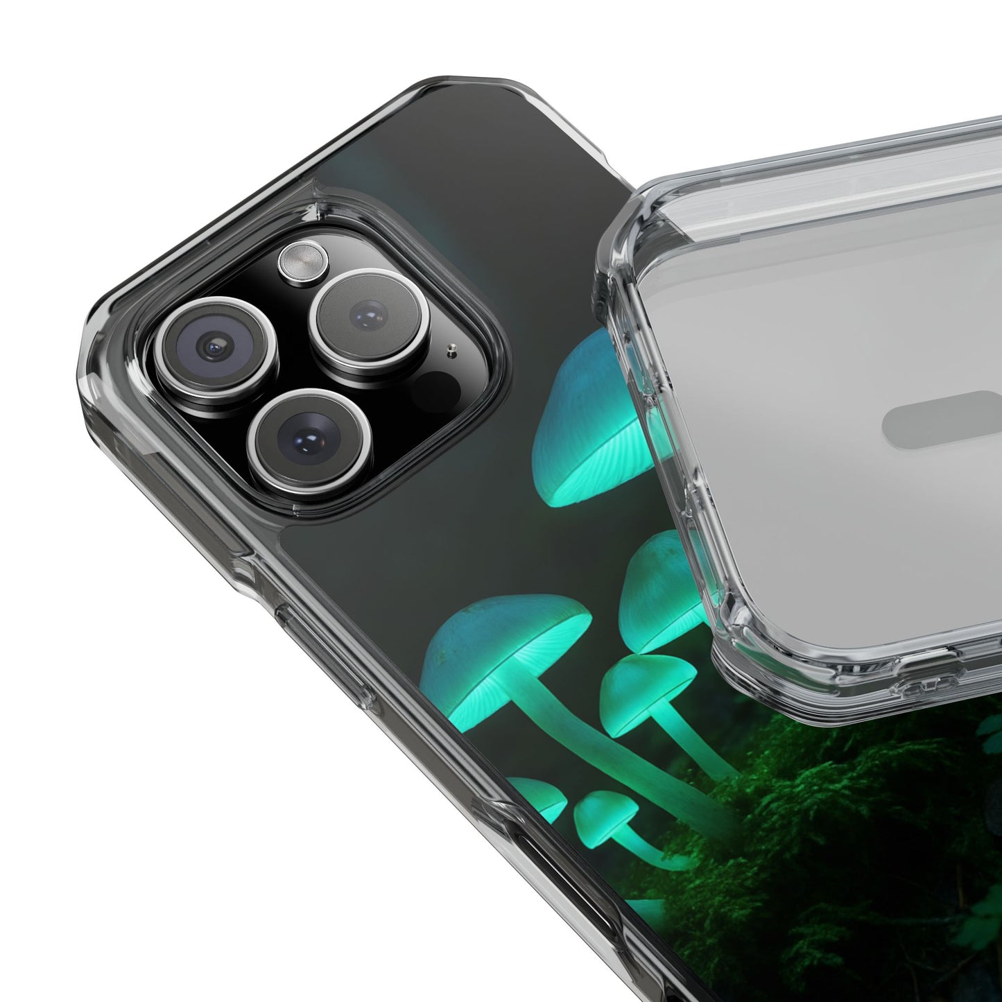Glowing Mushroom iPhone Case, Unique Cellphone Protector, Gift for Nature Lovers, Eco-Friendly Tech Accessory