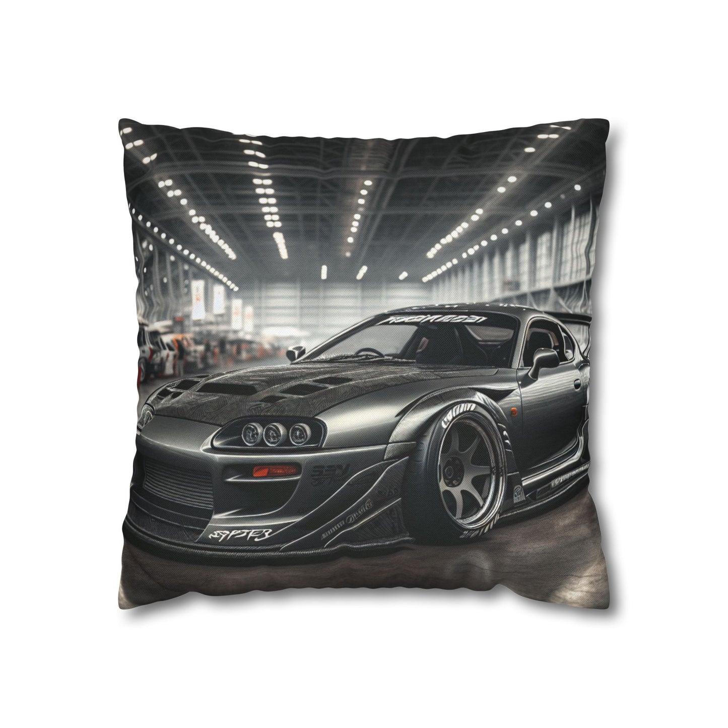 Car Enthusiast Pillowcase, Automotive Decor, Gift for Him, Racer Decoration, Motorsport Home Accessories