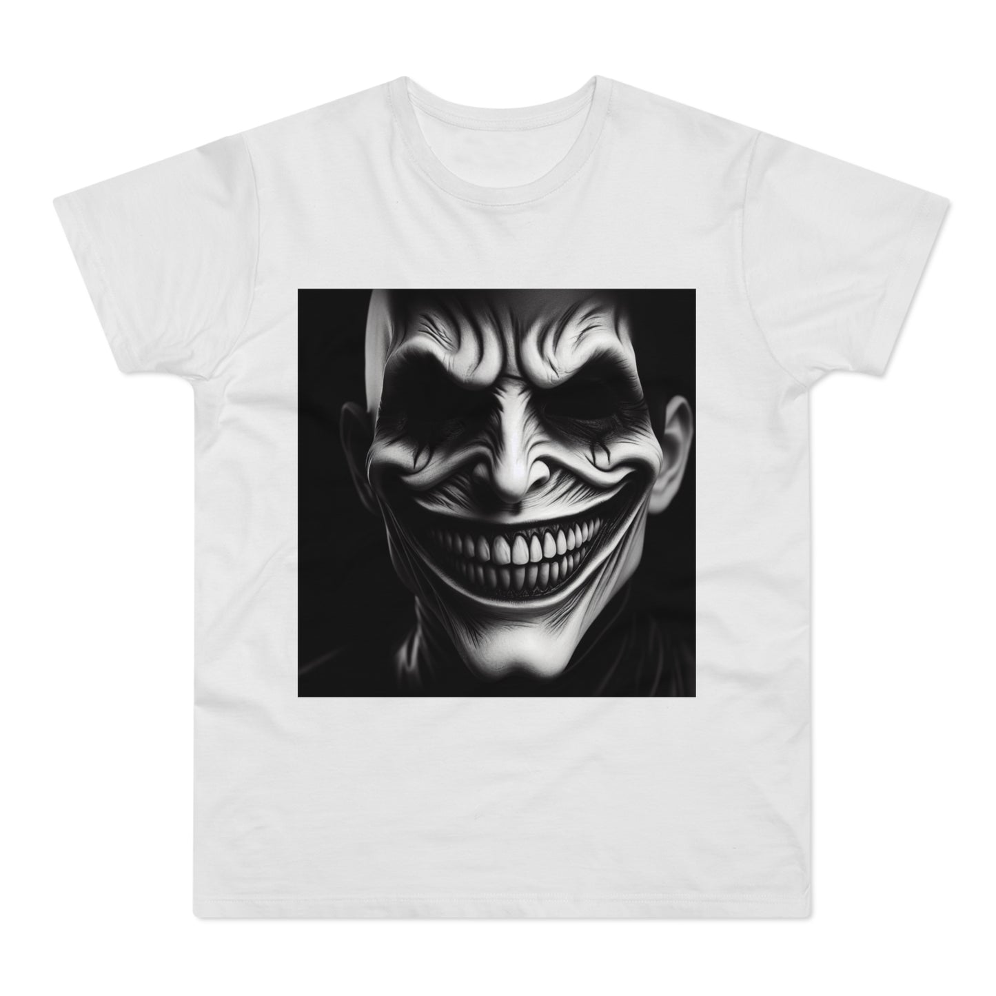 Creepy Clown Unisex T-Shirt - Unisex Graphic Tee for Halloween, Horror Fans, Costume Party, Unique Gift Idea, Spooky Apparel