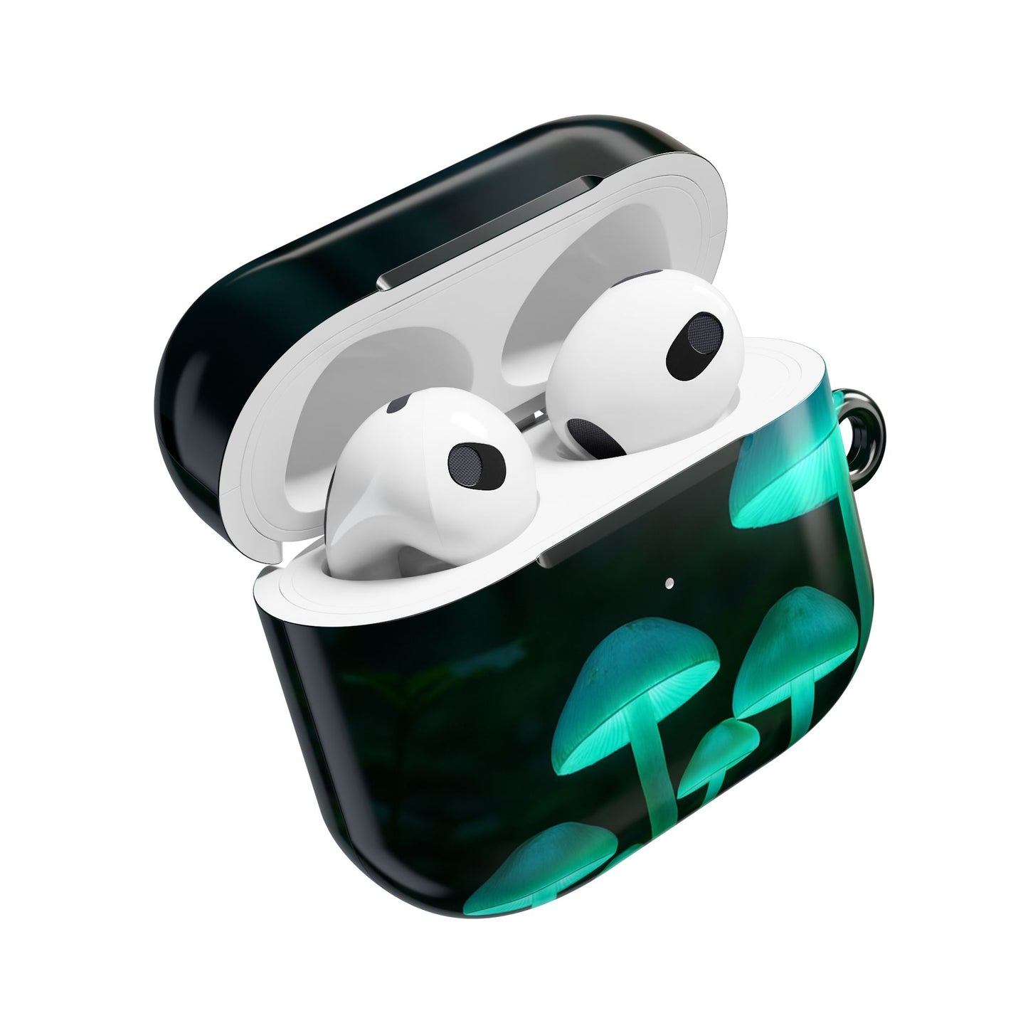Mushroom Design AirPod Cases - Geometric Tech Design, Durable Cover, Gift for Tech Lovers, Unique Accessories, Perfect for Holidays