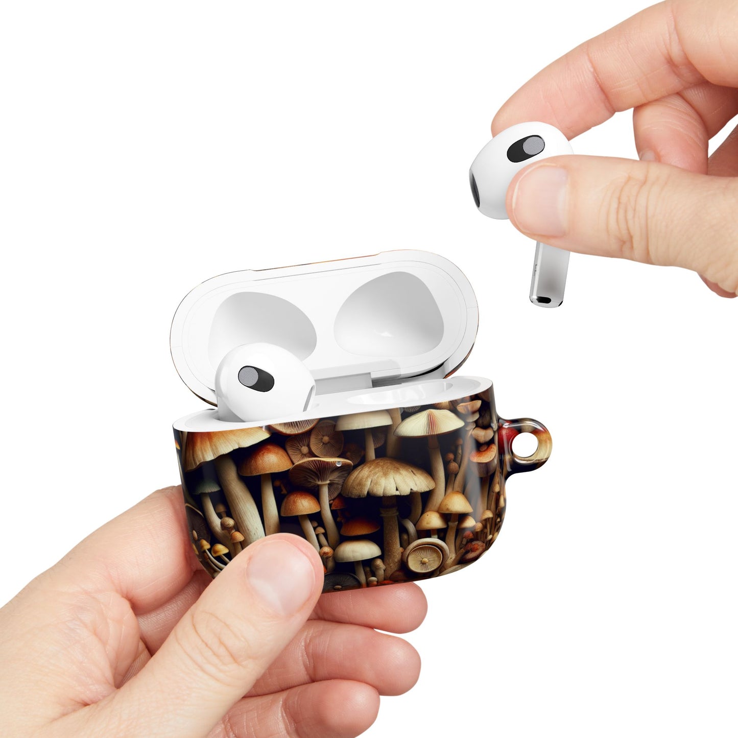 Mushroom-Themed AirPod Cases | Trendy Earbud Covers, Nature-Inspired Accessories, Gift for Music Lovers, Eco-Friendly Tech Style