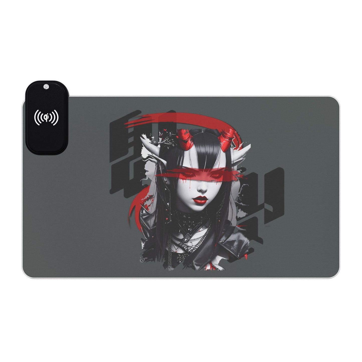 LED Gaming Mouse Pad with Wireless Charging - Stylish & Functional for Gamers, Desk Accessories, Computer Setup, Gift Ideas, Modern Decor